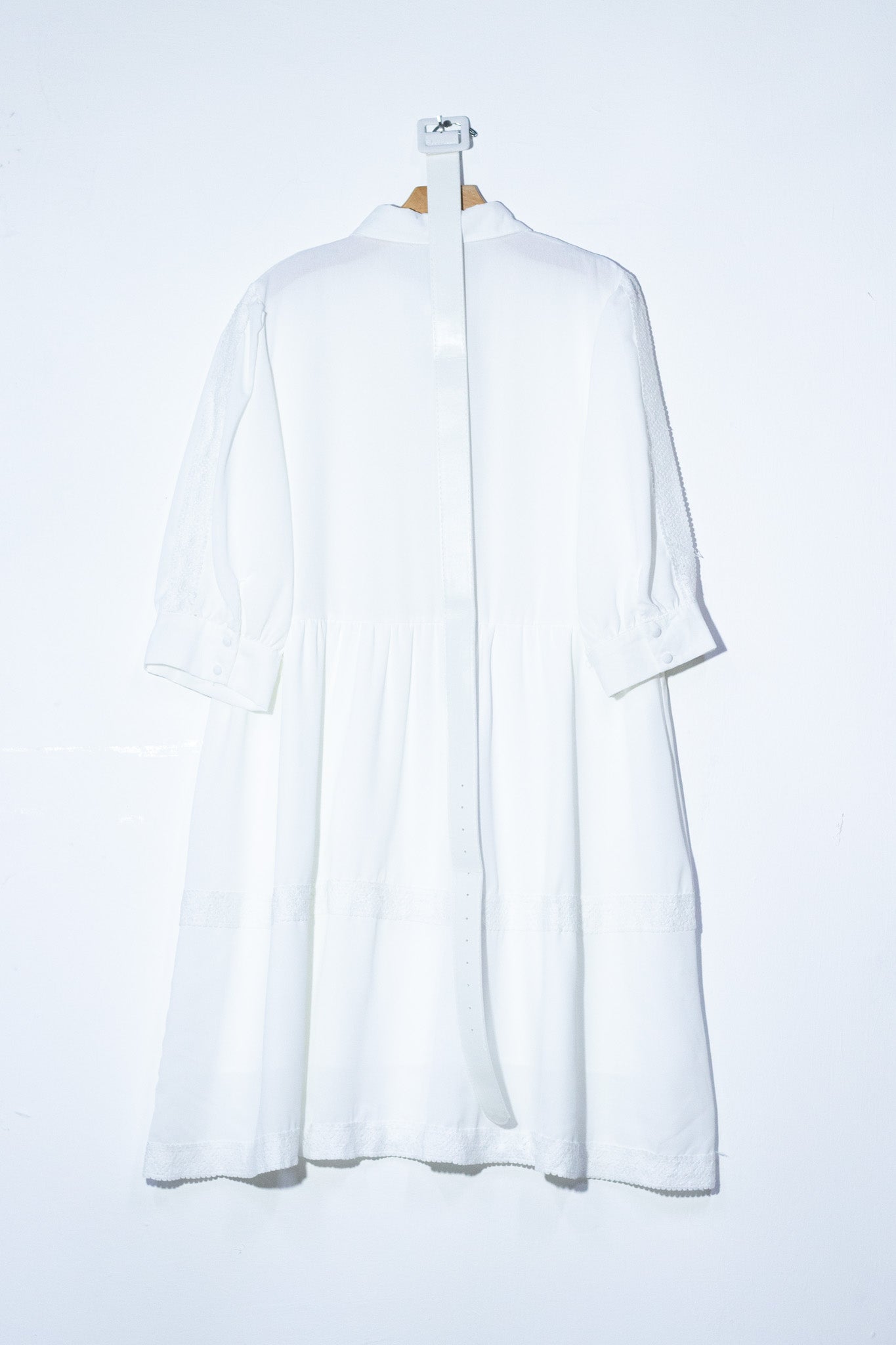 Vestido corto algodón bordado