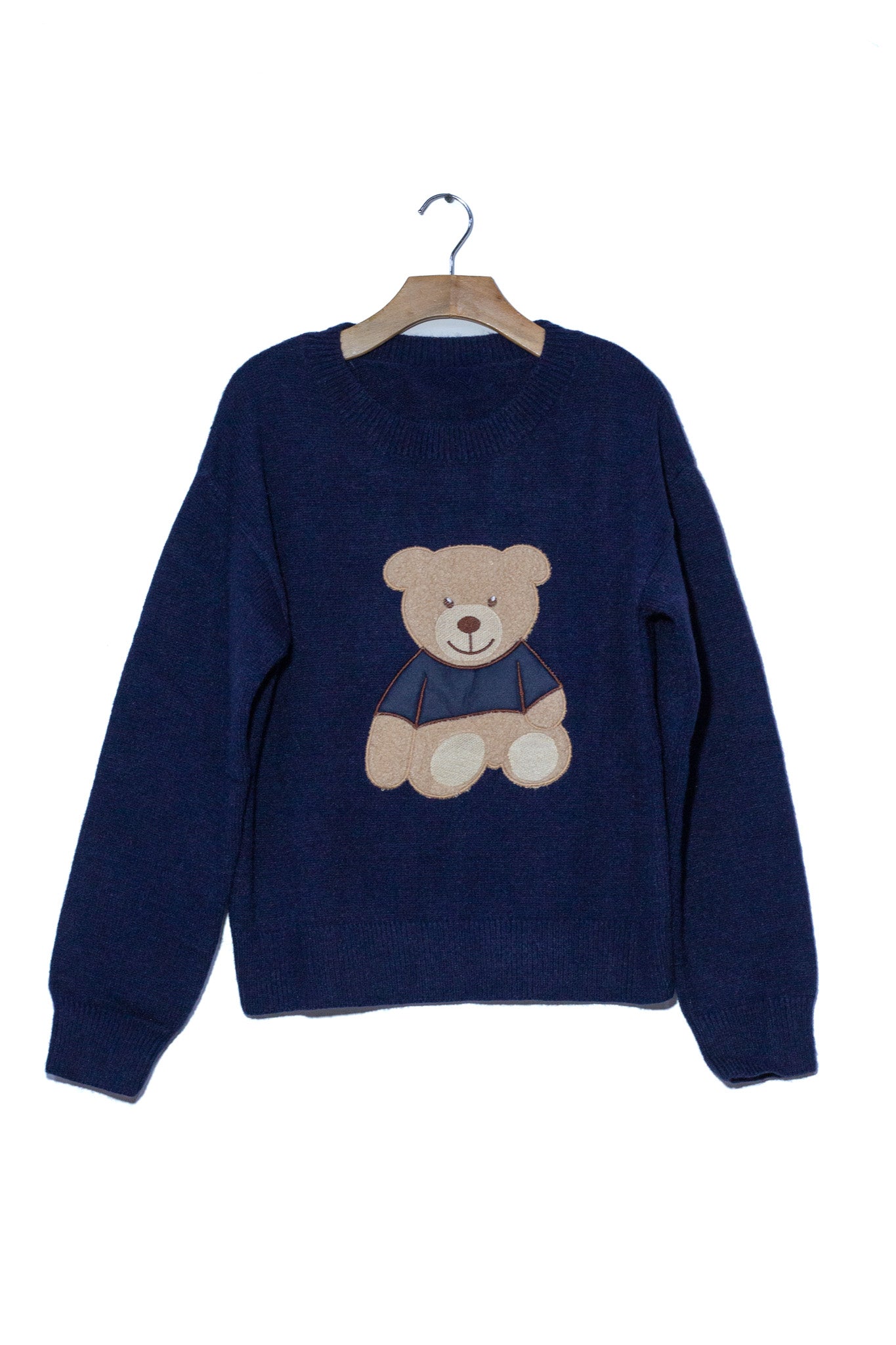 Sueter oso azul marino