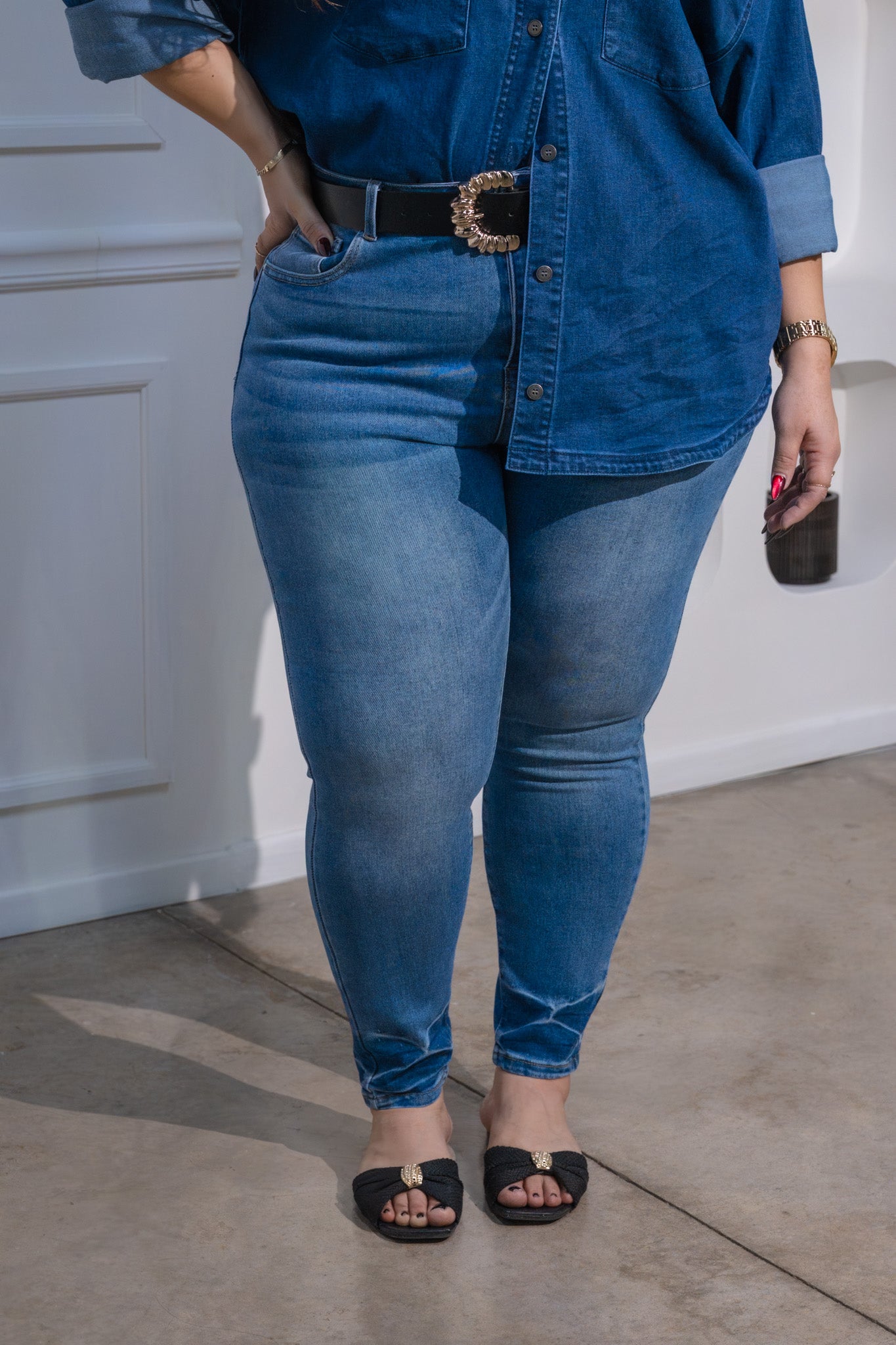 Camisa oversized denim