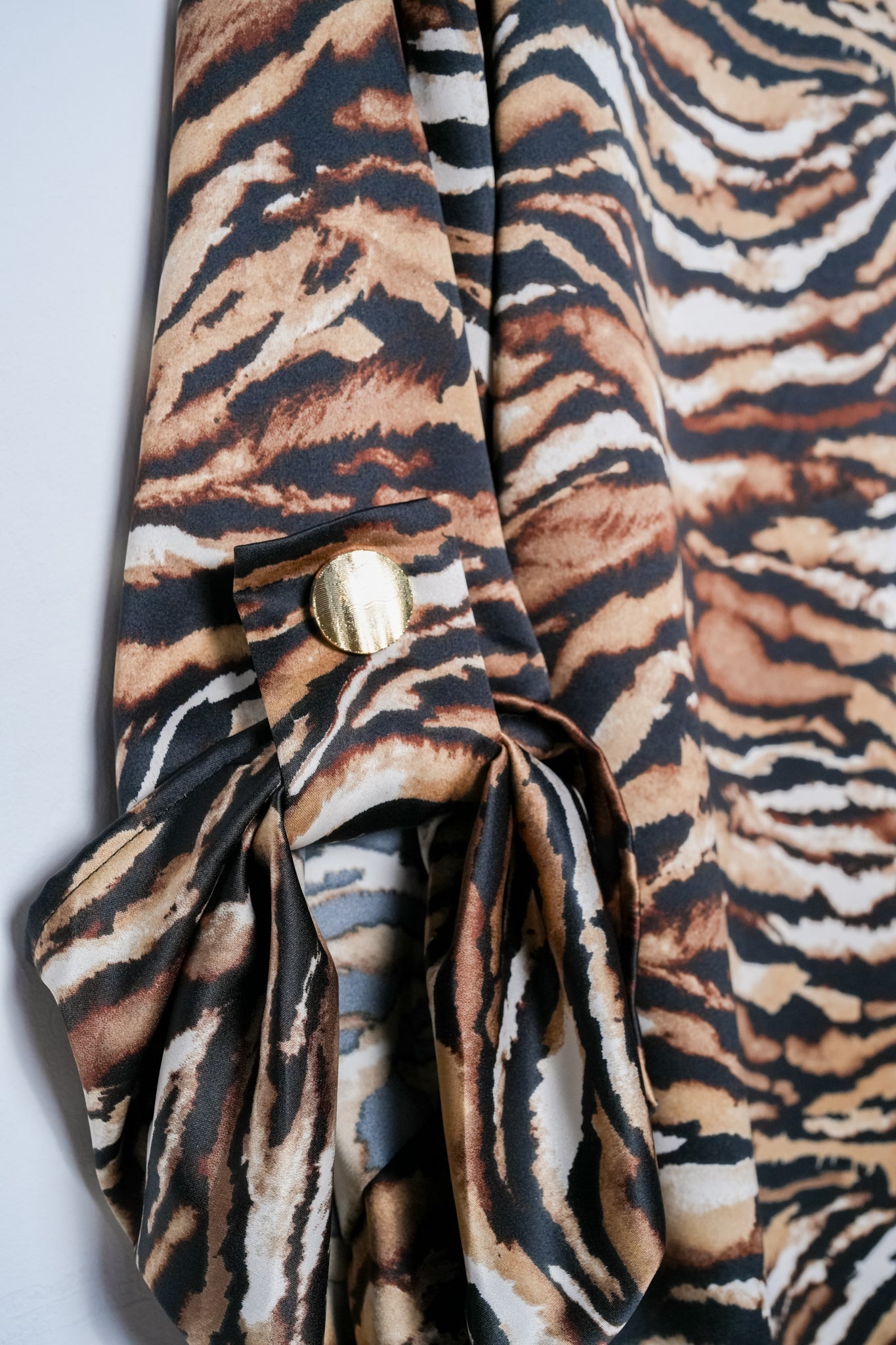 Blusa print manga 3/4 neg