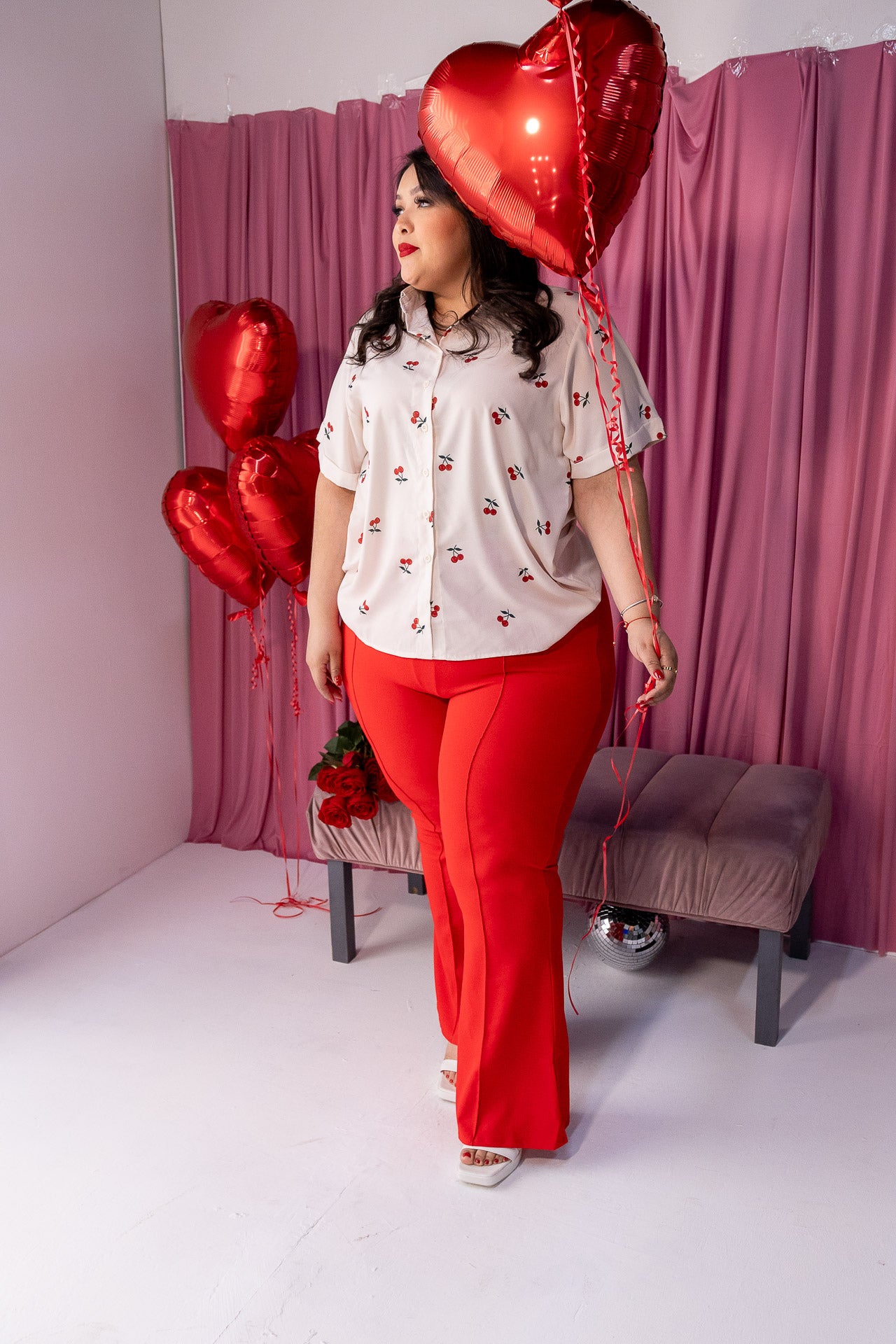 Camisa Cherries Curvy