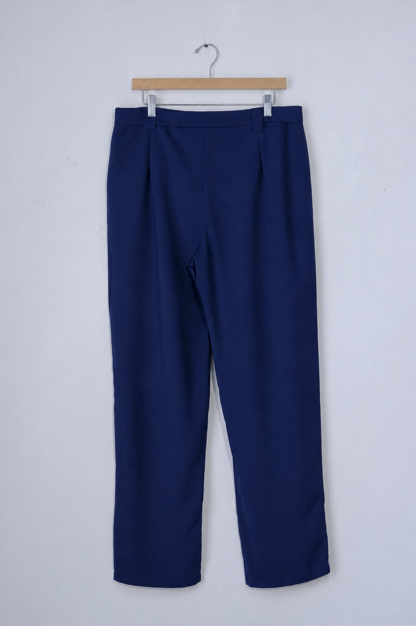 Pantalón Recto con Lazo Verde Plus Size para Mujer