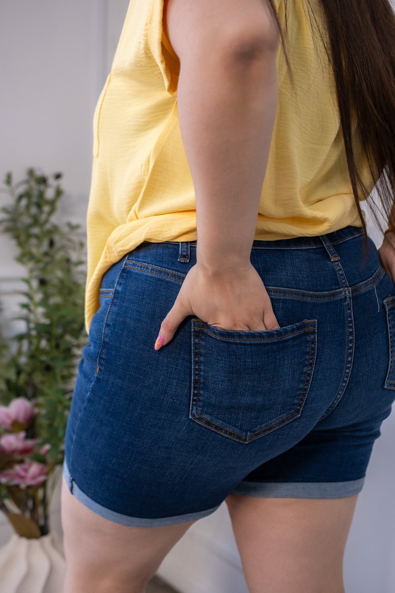 Short liso c/dobles osc