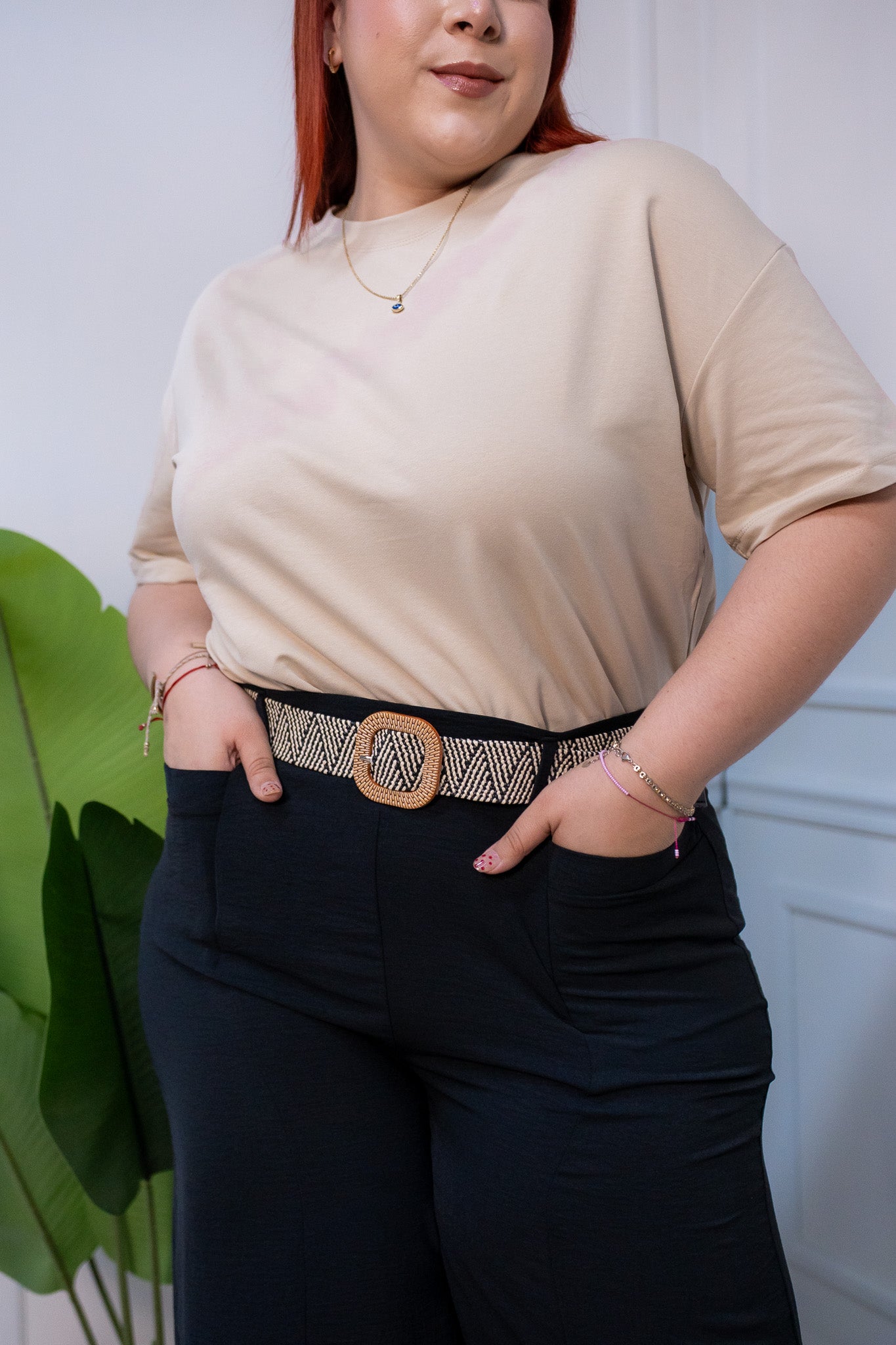 Playera Oversize de algodón stretch. Crea looks casuales y despreocupados.Ideal para verano