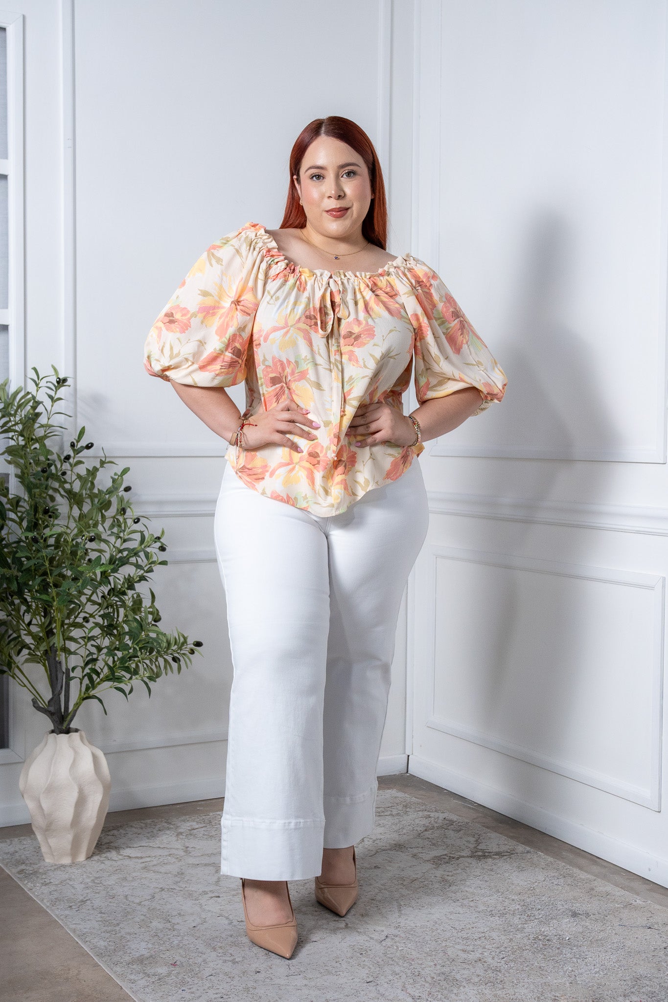 Jeans rectocrop liso bco