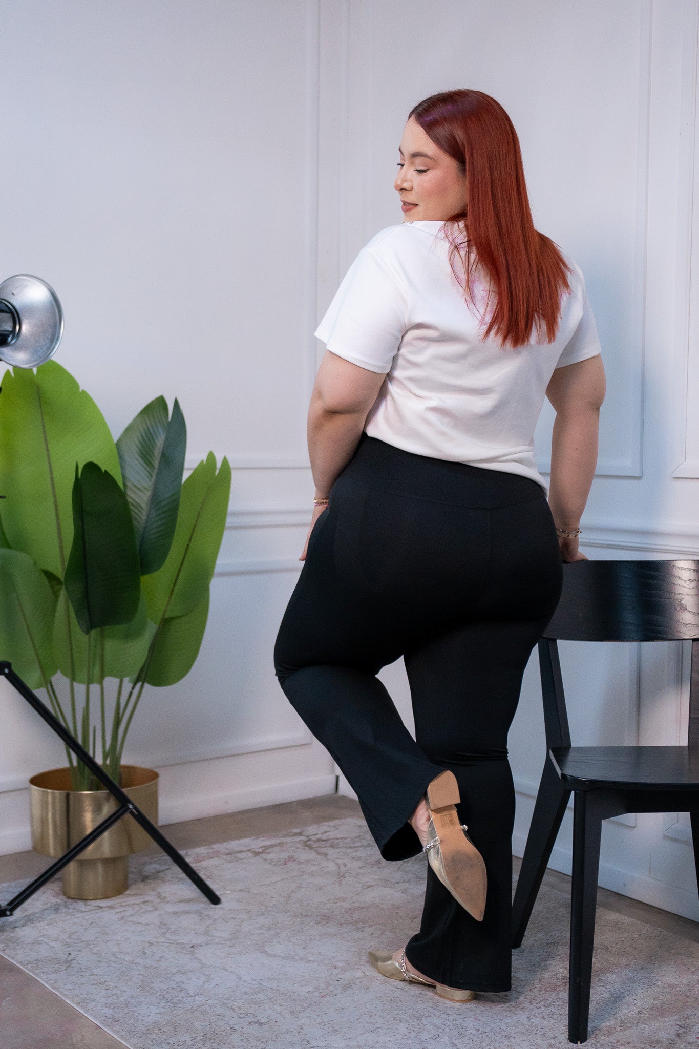 Leggin basico con stretch comodo: ideal para uso diario y trabajo