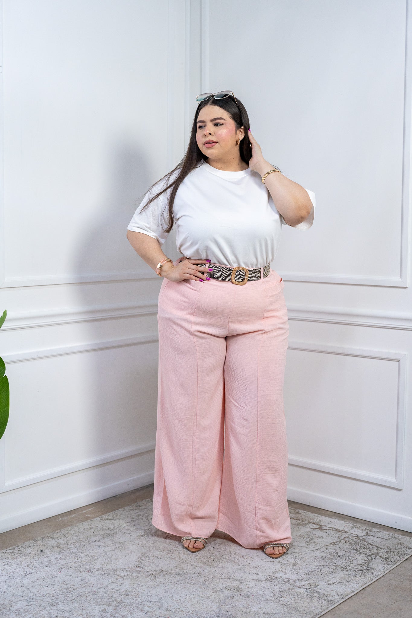 Playera Curvy Oversize Algodón Stretch Comodidad Urbana