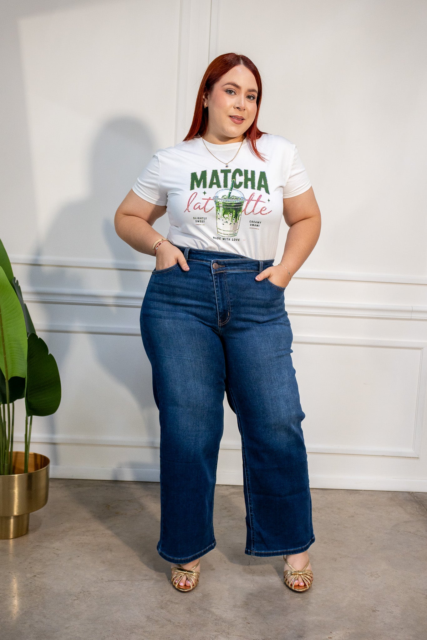 Jeans Curvy Recto Crossover Oscuro