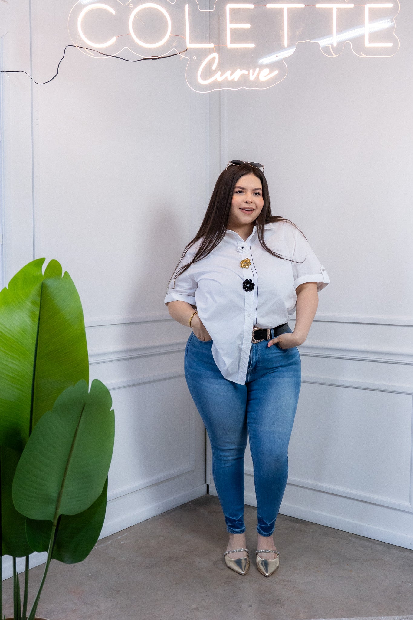 Camisa Curvy Fresca Elegante Femenina Lista en Minutos