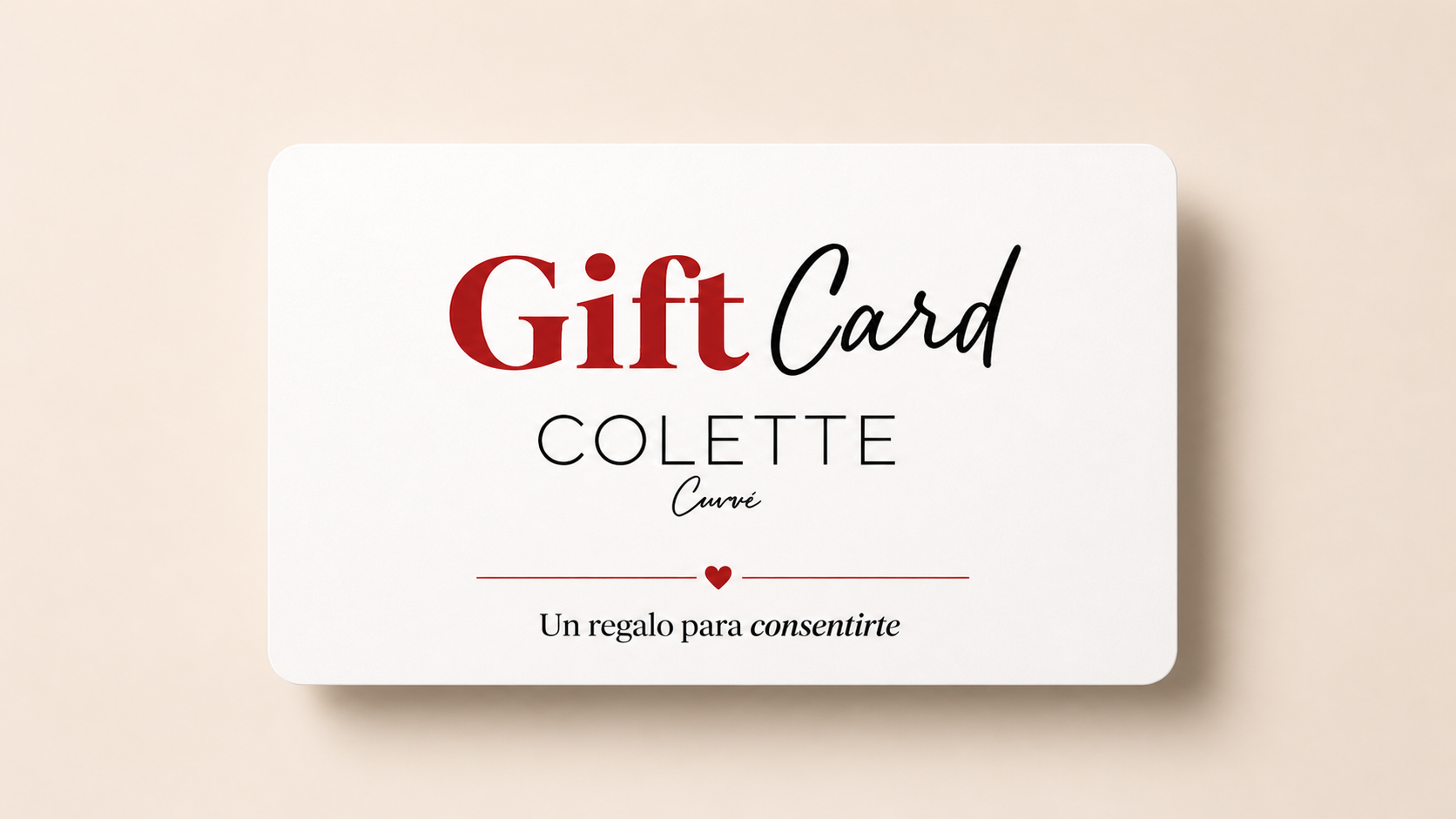 Tarjeta Digital de Regalo Colette Curve