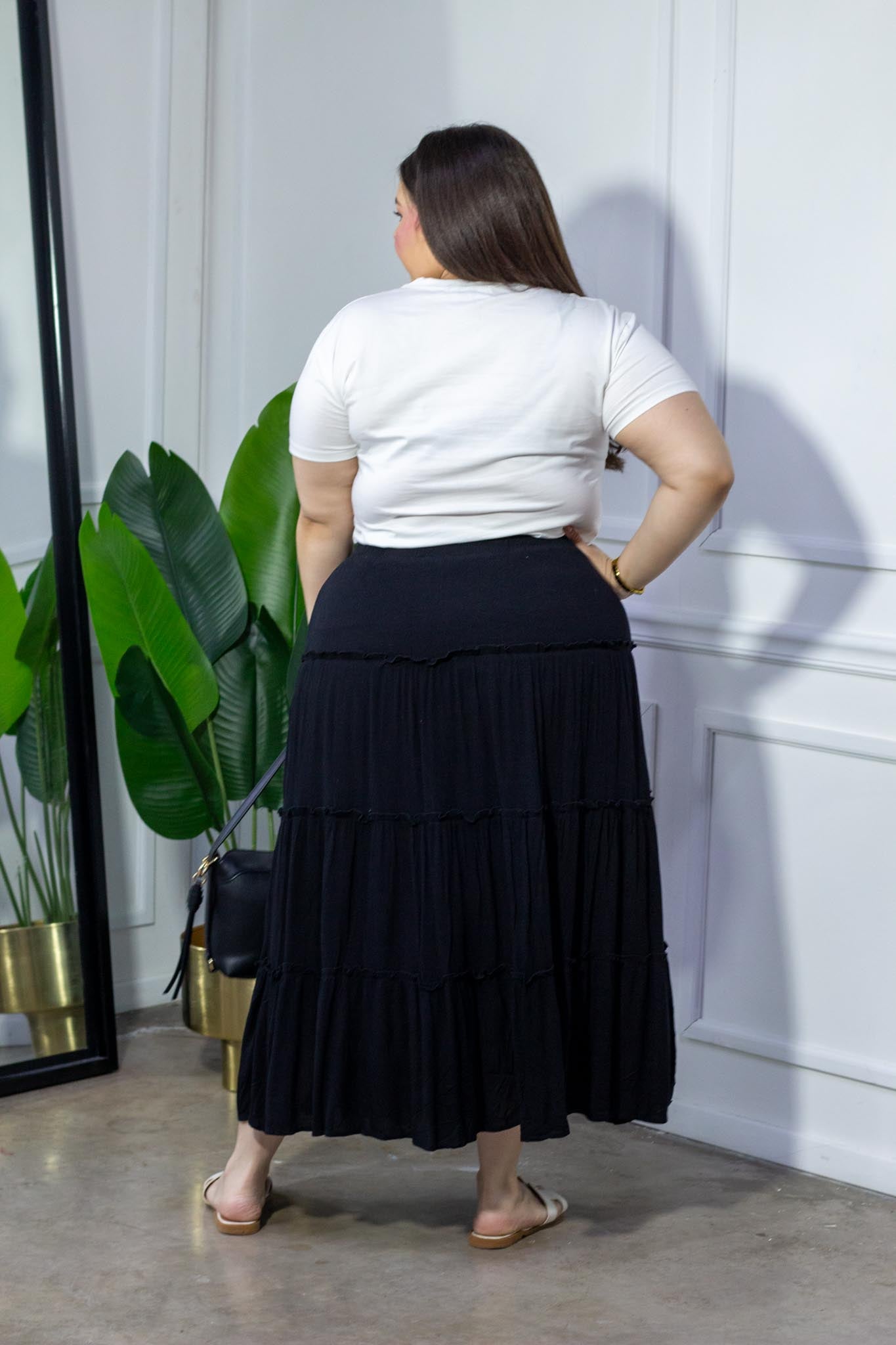 Playera Caffe Latte Curvy Blanca