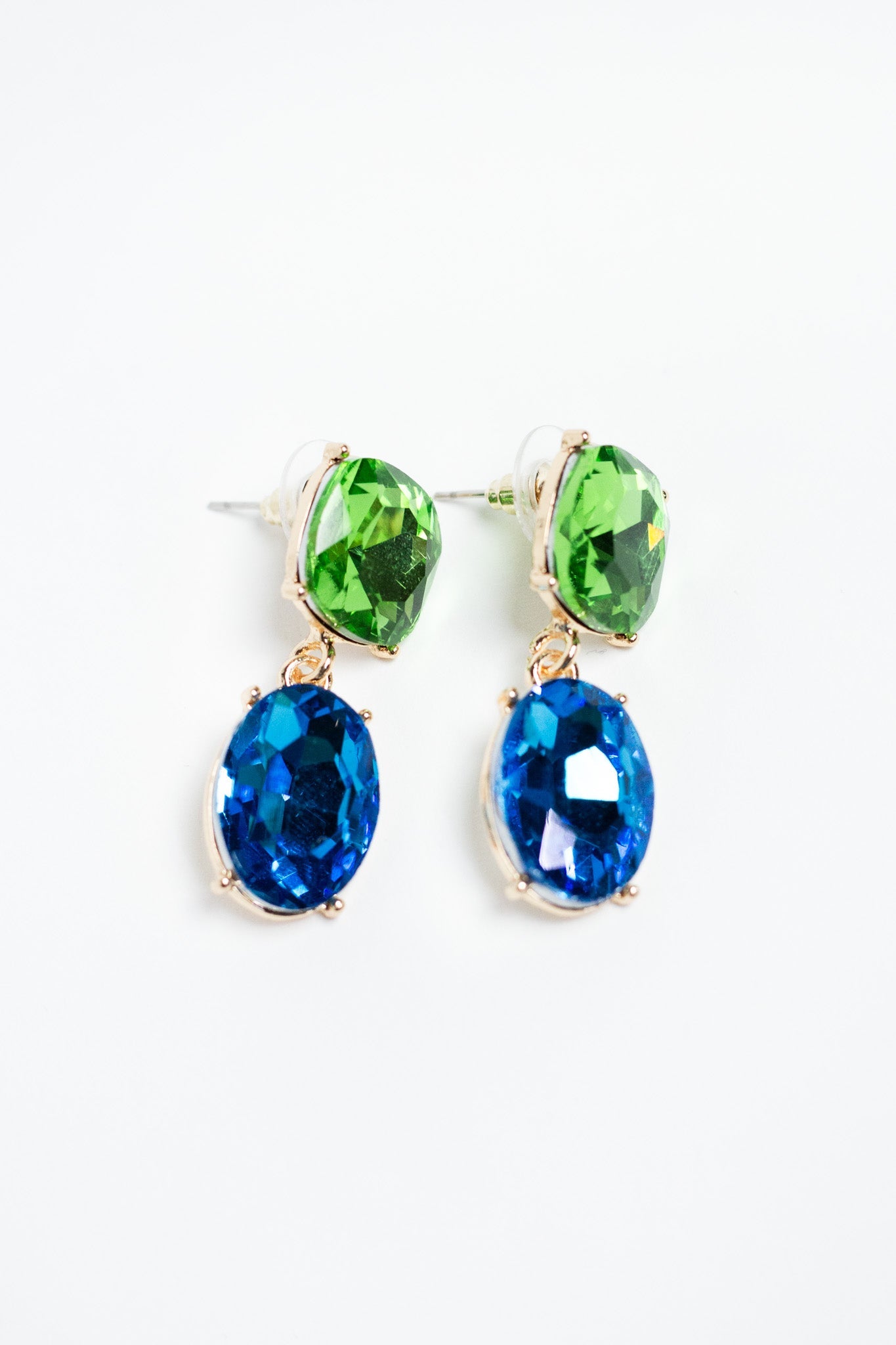 Aretes Brillantes Verde