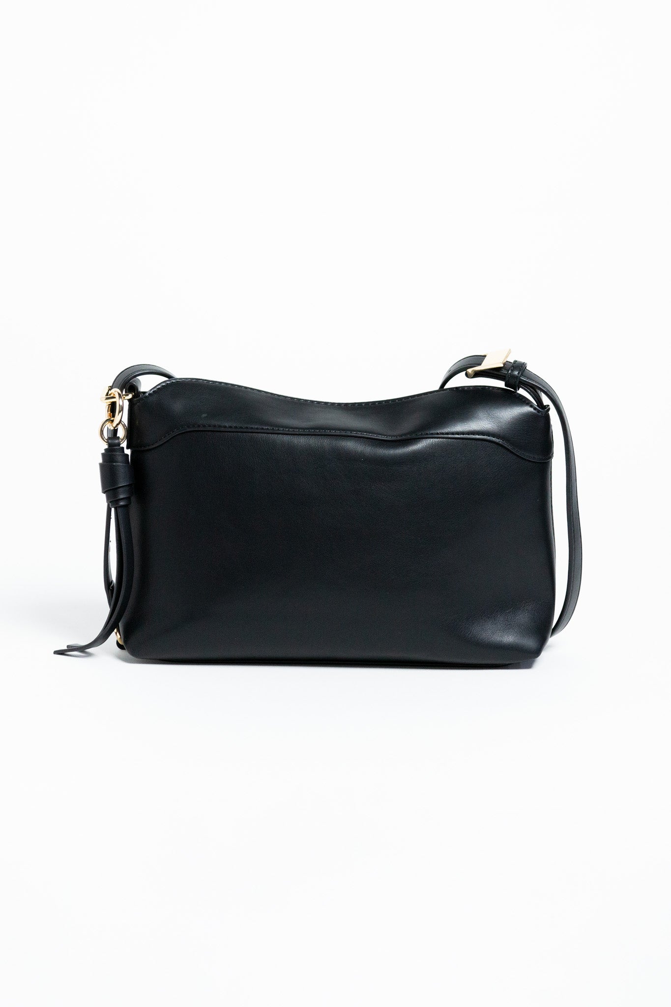 Bolsa Lisa Básica Hombro Negra
