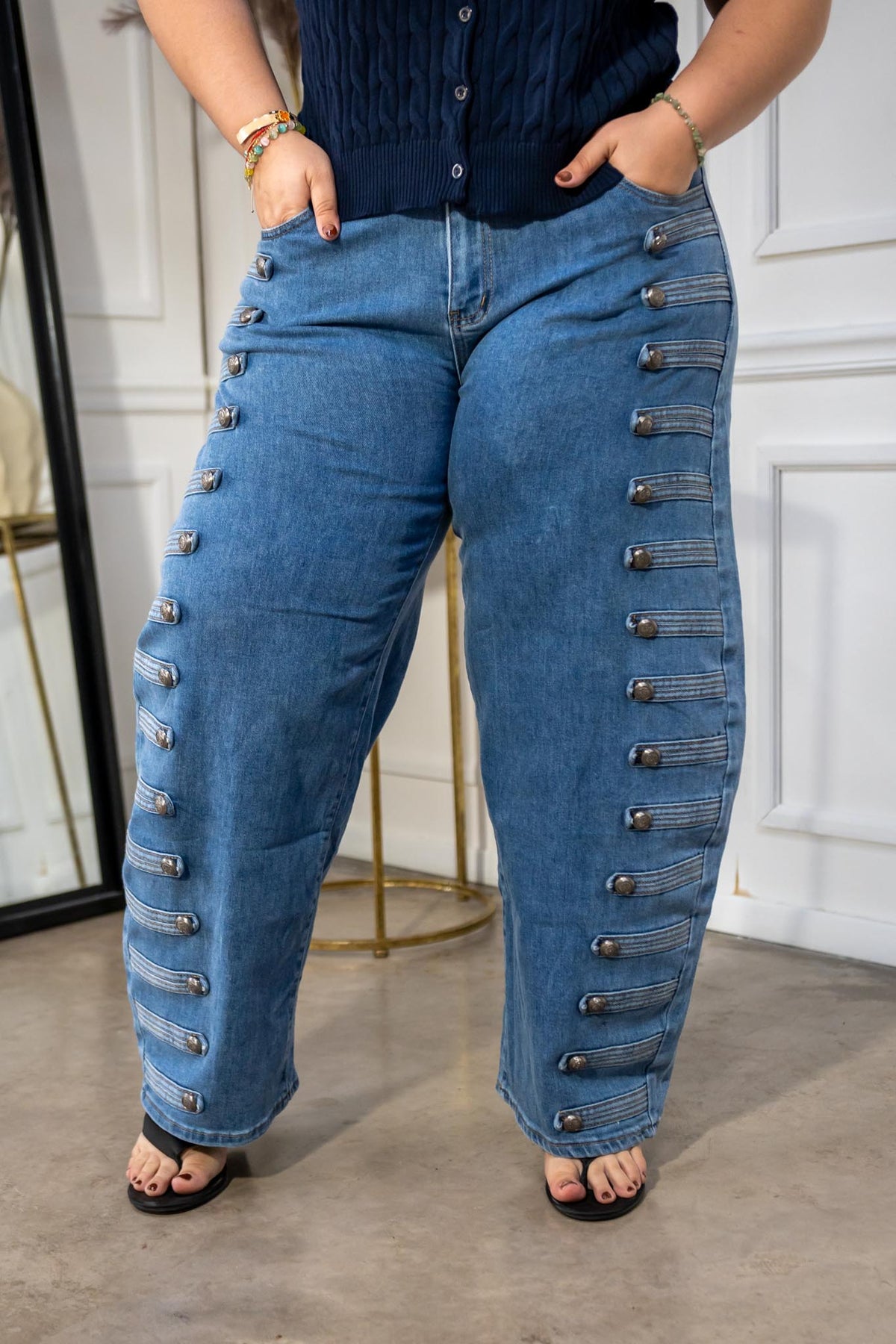 Jeans Curvy Napoleón Claro