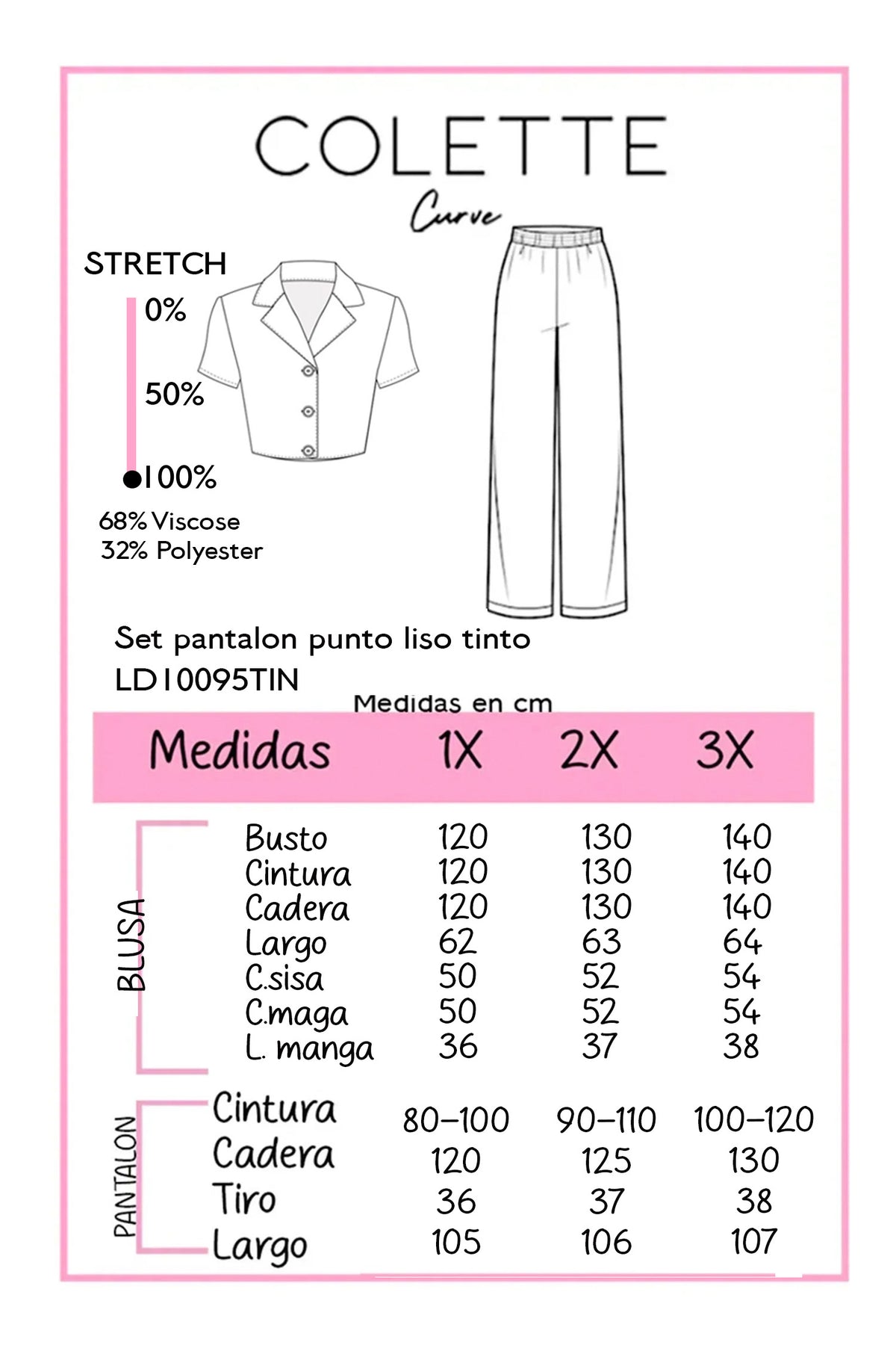 Set Curvy Punto Suéter y Pantalón Acampanado Tinto