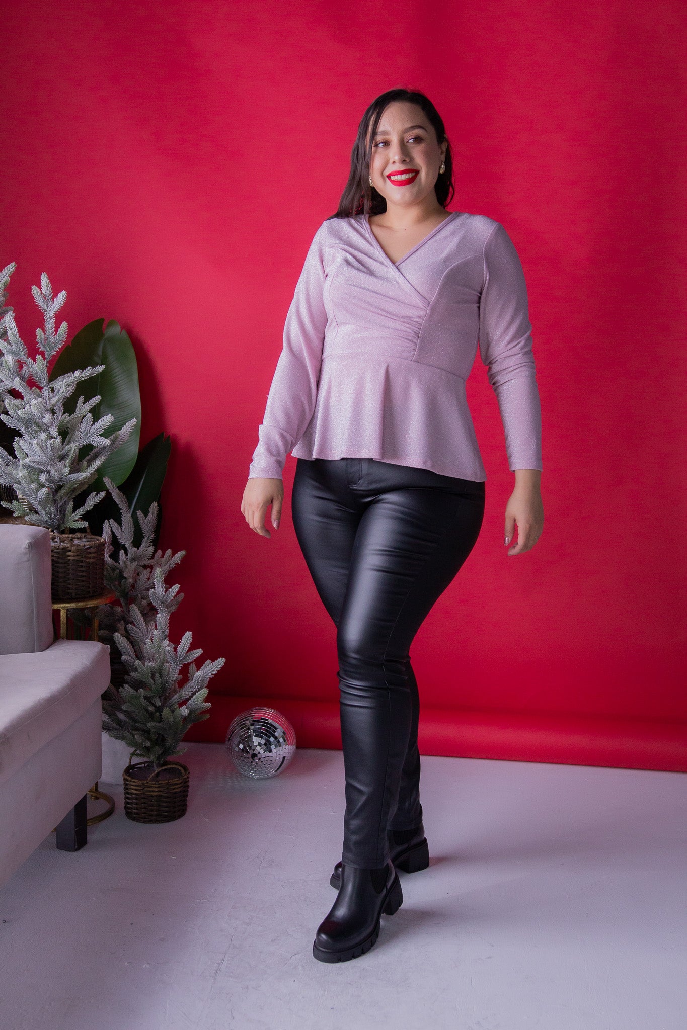 Bright Pink Blouse