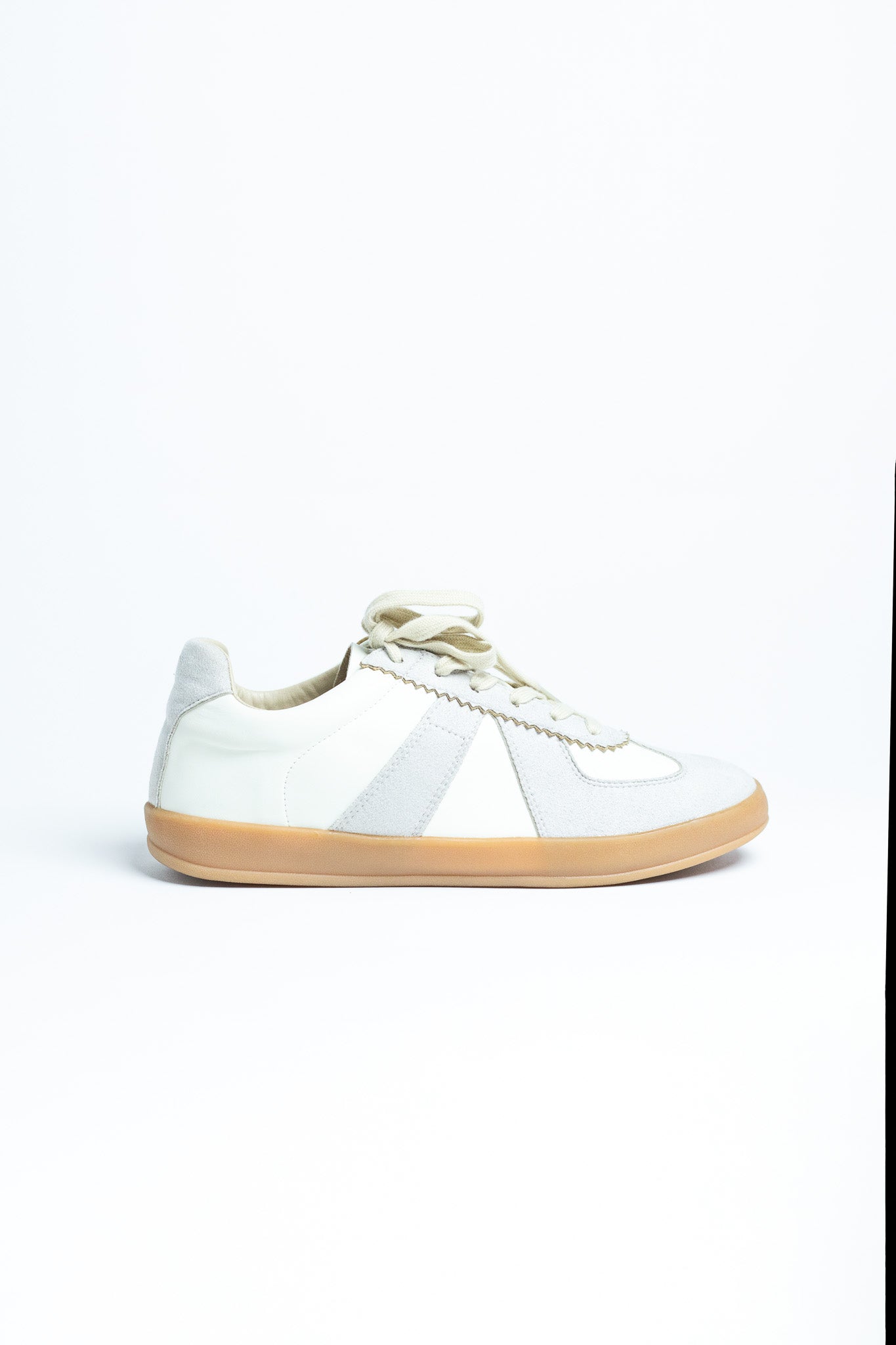 Tenis retro white grey