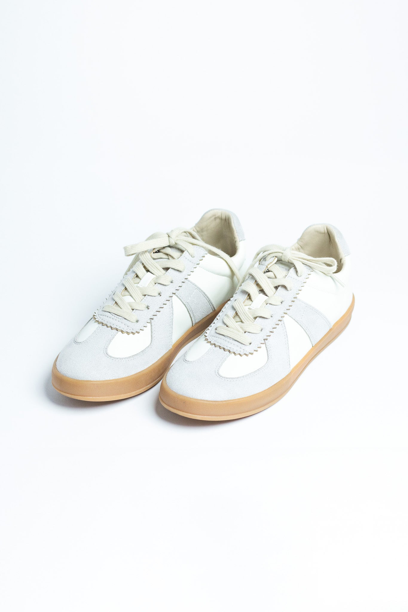 Tenis retro white grey