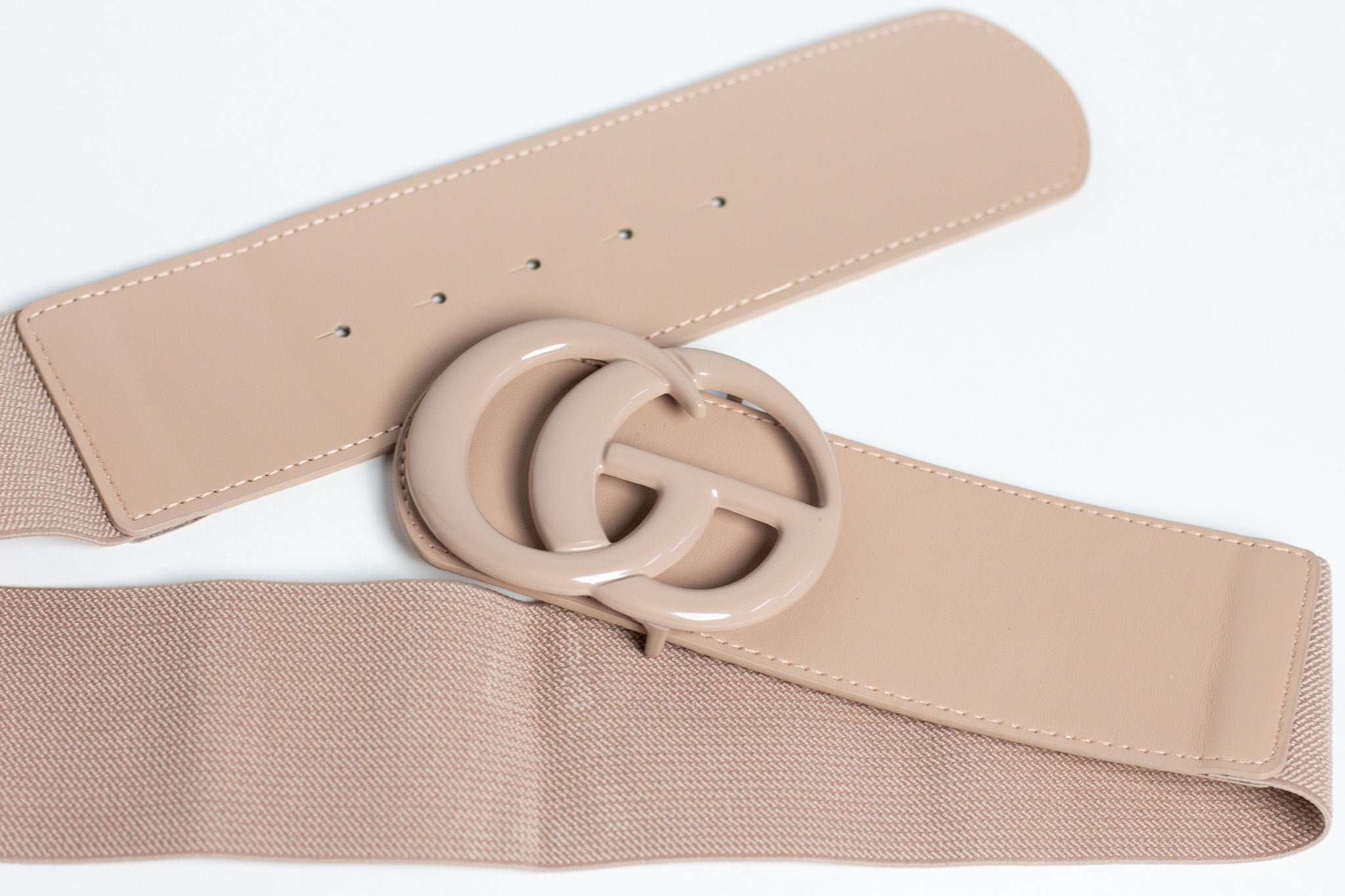 Cinto GG elastico BEI
