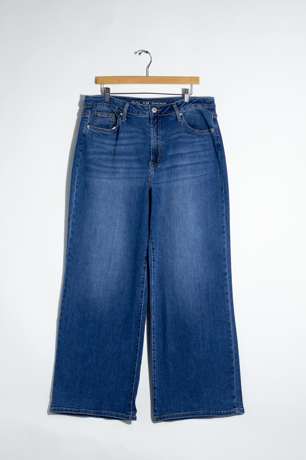 Jeans Recto Liso Curvy Oscuro