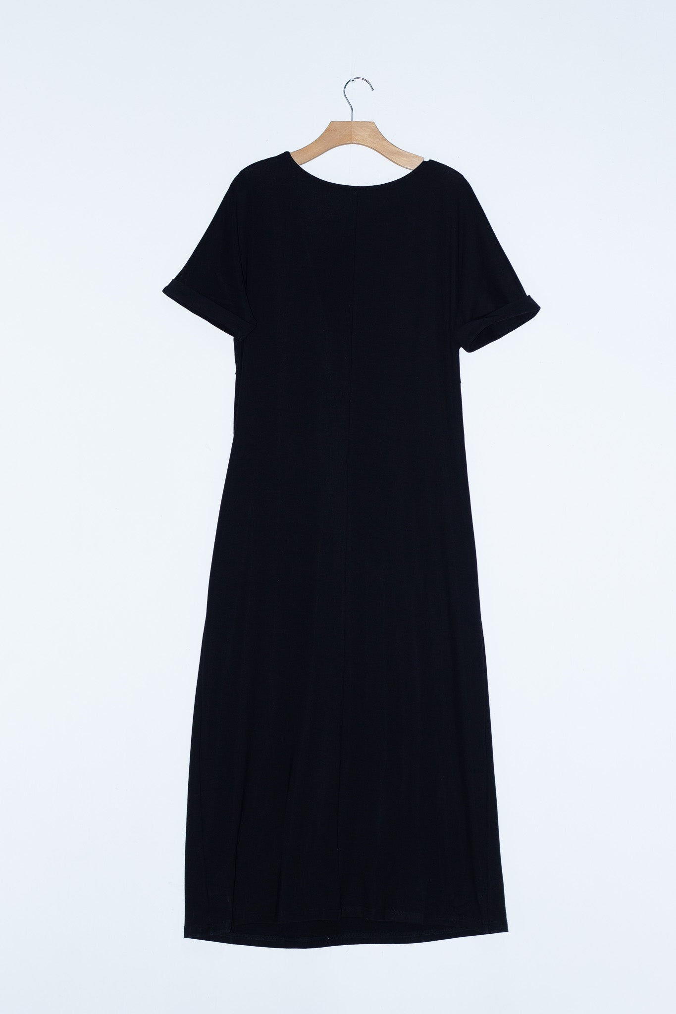 Vestido largo c/aplicación neg