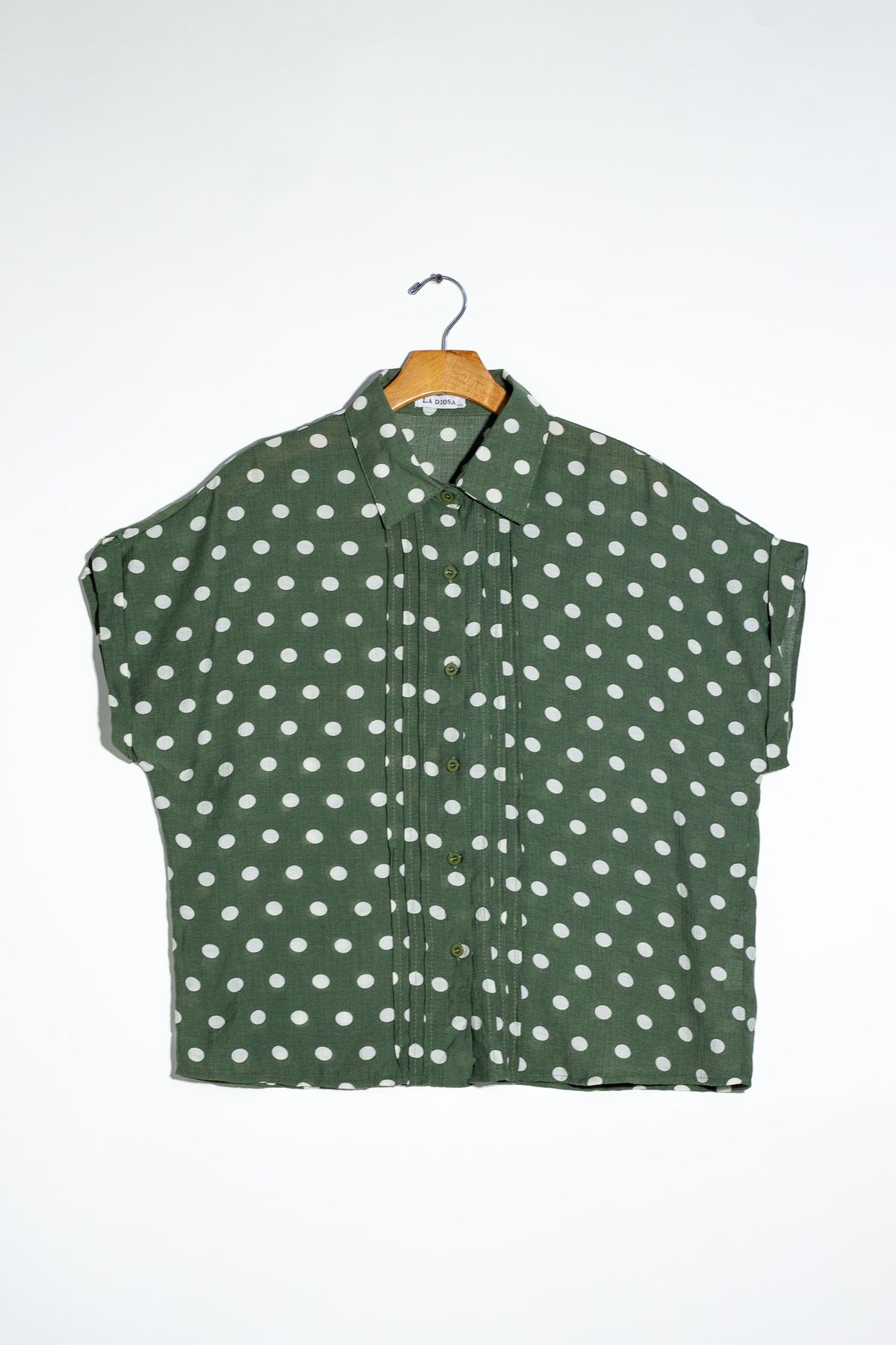 Camisa polka sage