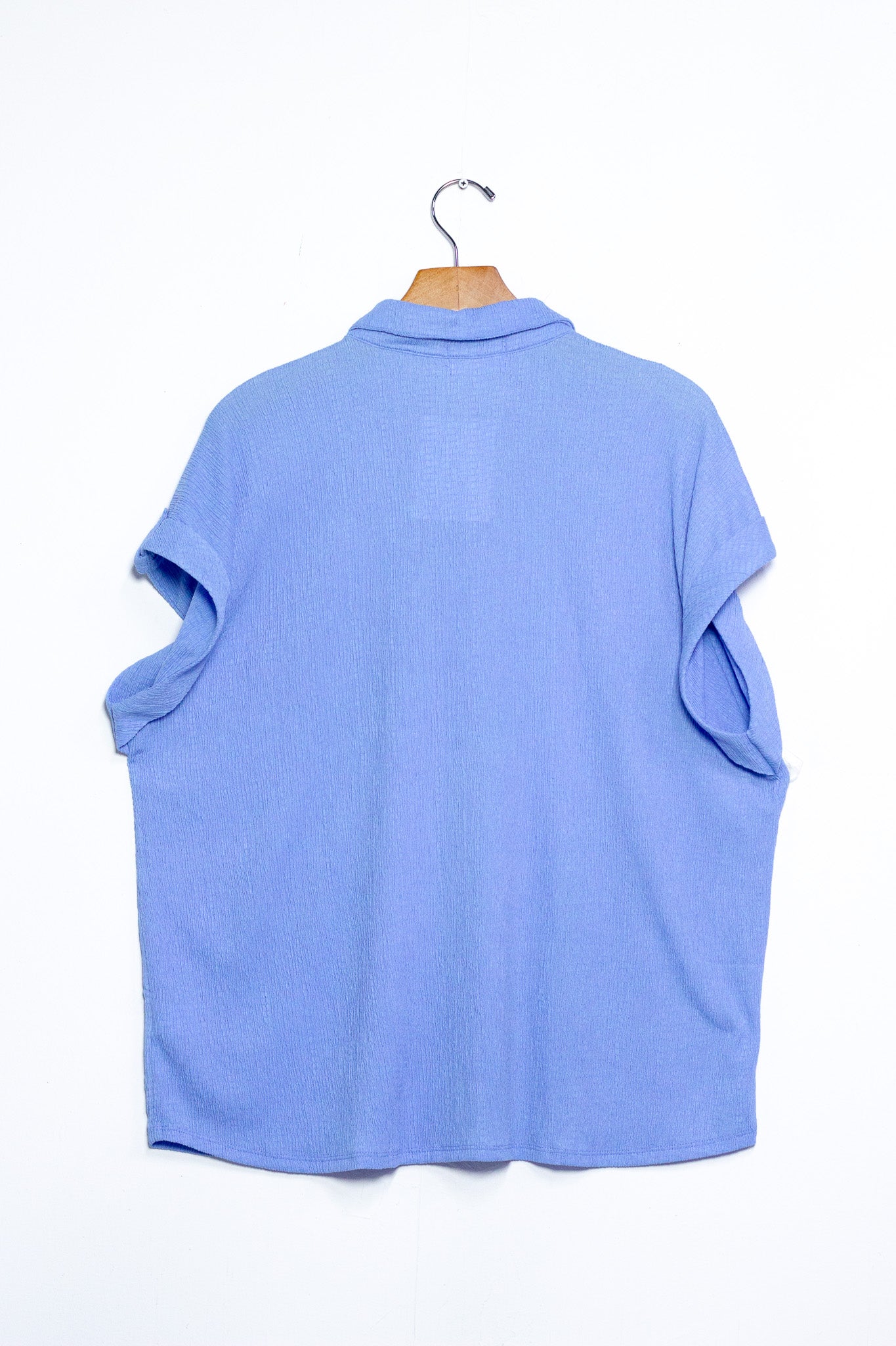 Camisa textura c/bolsa