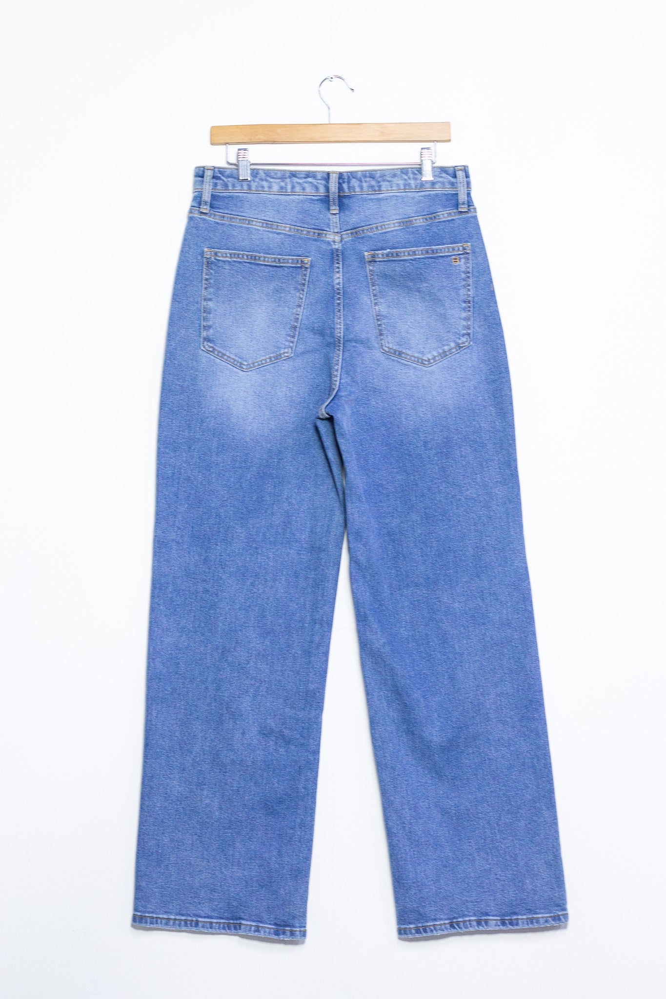 Jeans wide leg claro