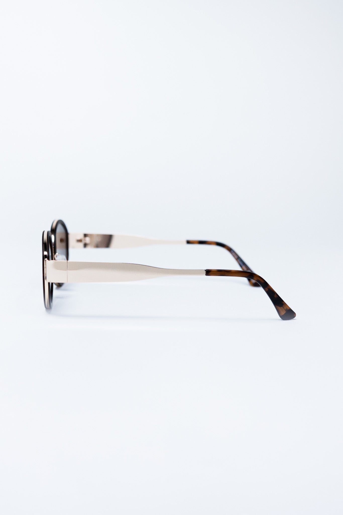 Lentes Sol Curvy-Friendly Ovalados Carey Café