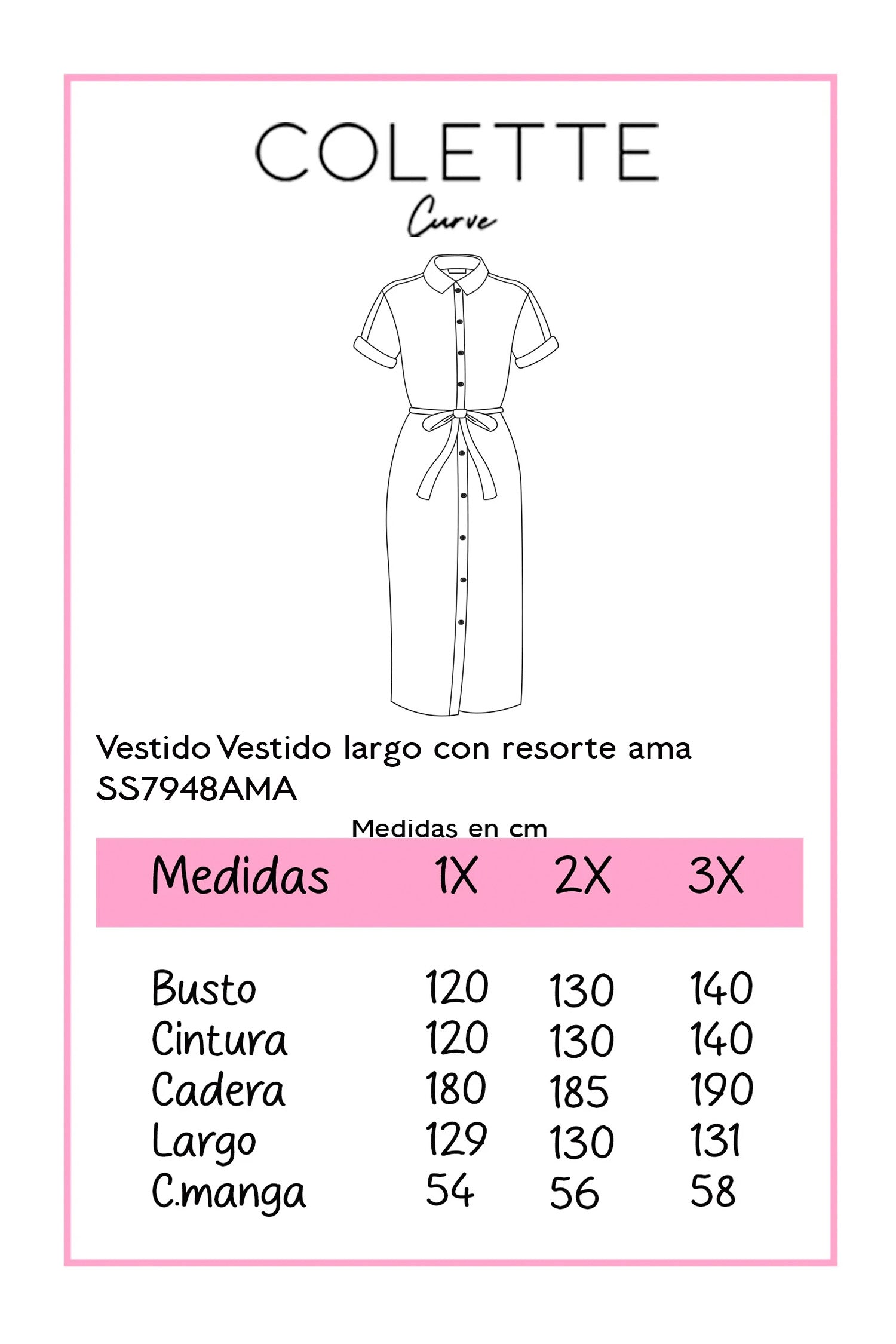 Vestido Curvy Midi Amarillo Cierre Frontal Ajuste en Cintura