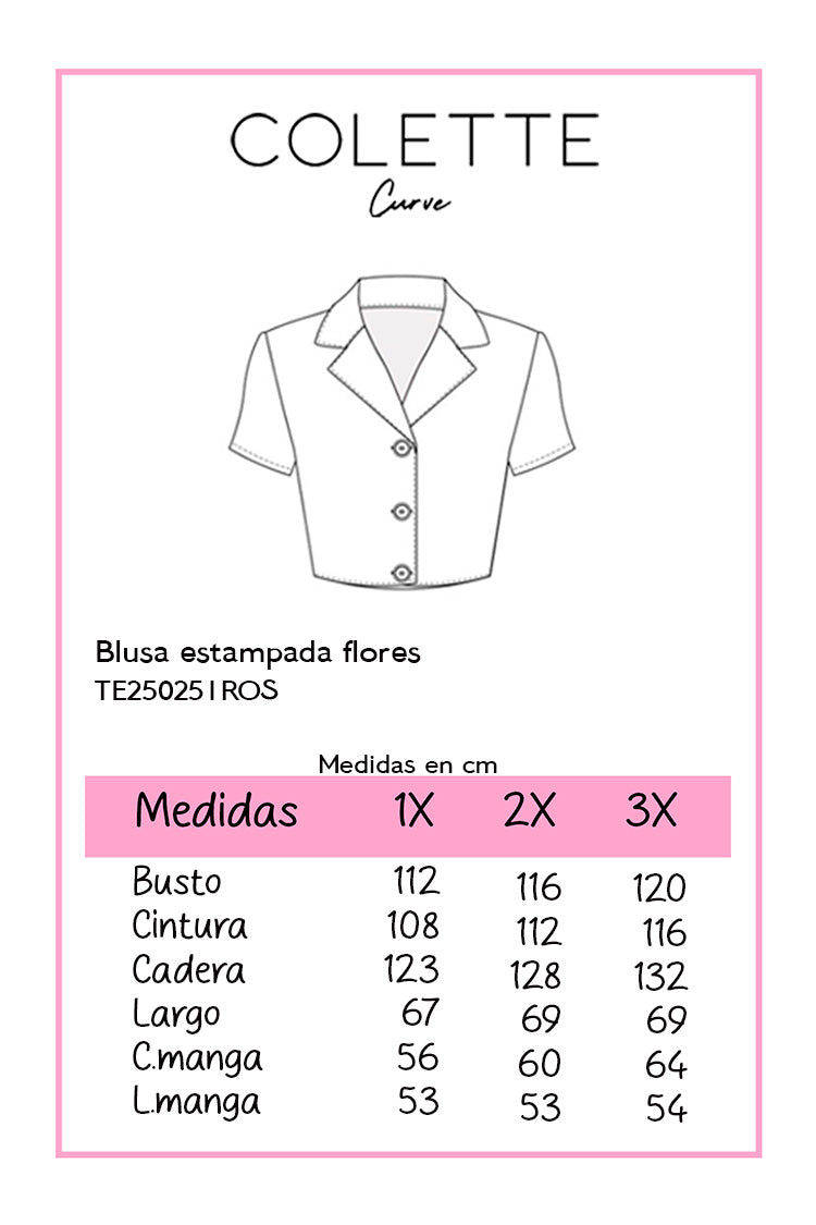 Blusa estampada flores
