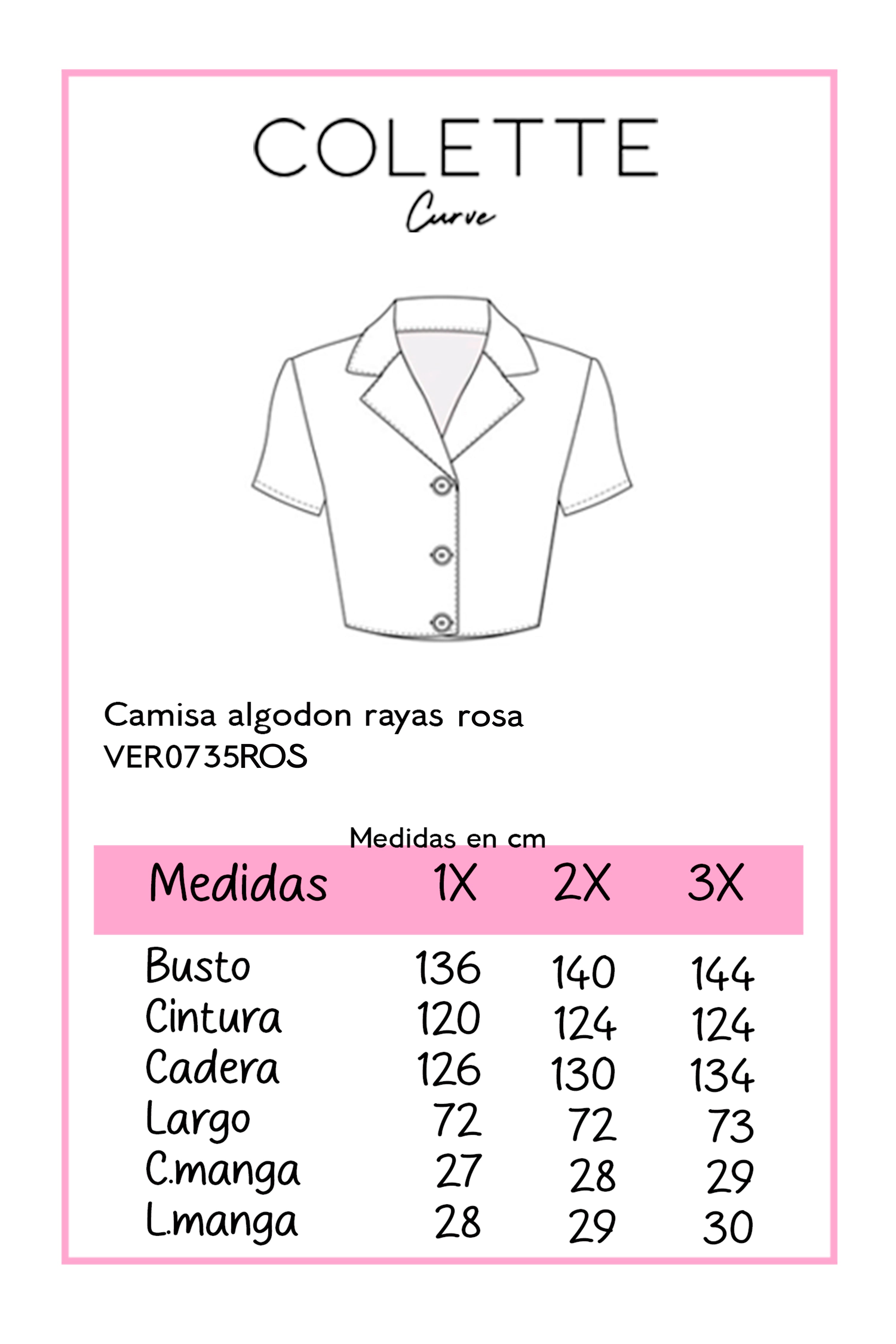 Blusa Pink Lines Rayada