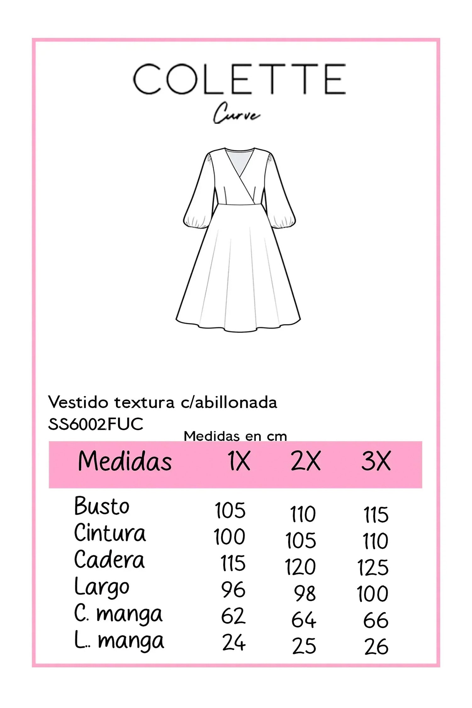 Vestido liso linea A rosa