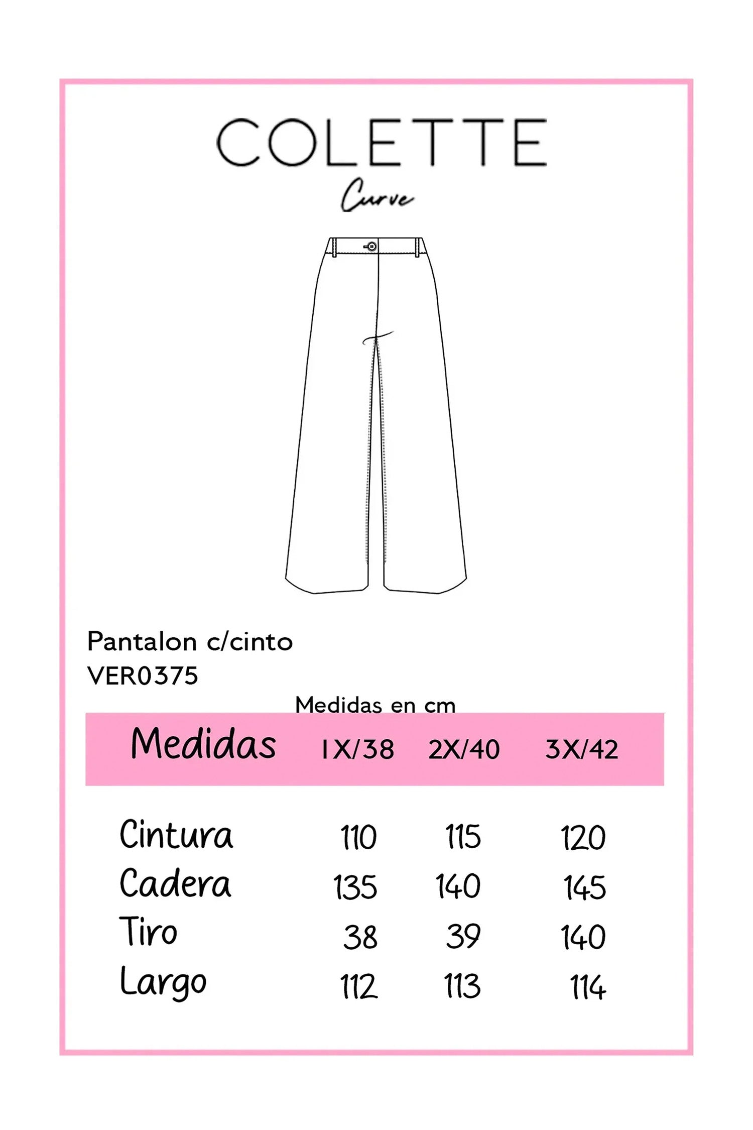 Pantalón Curvy Palazzo Cintura Alta