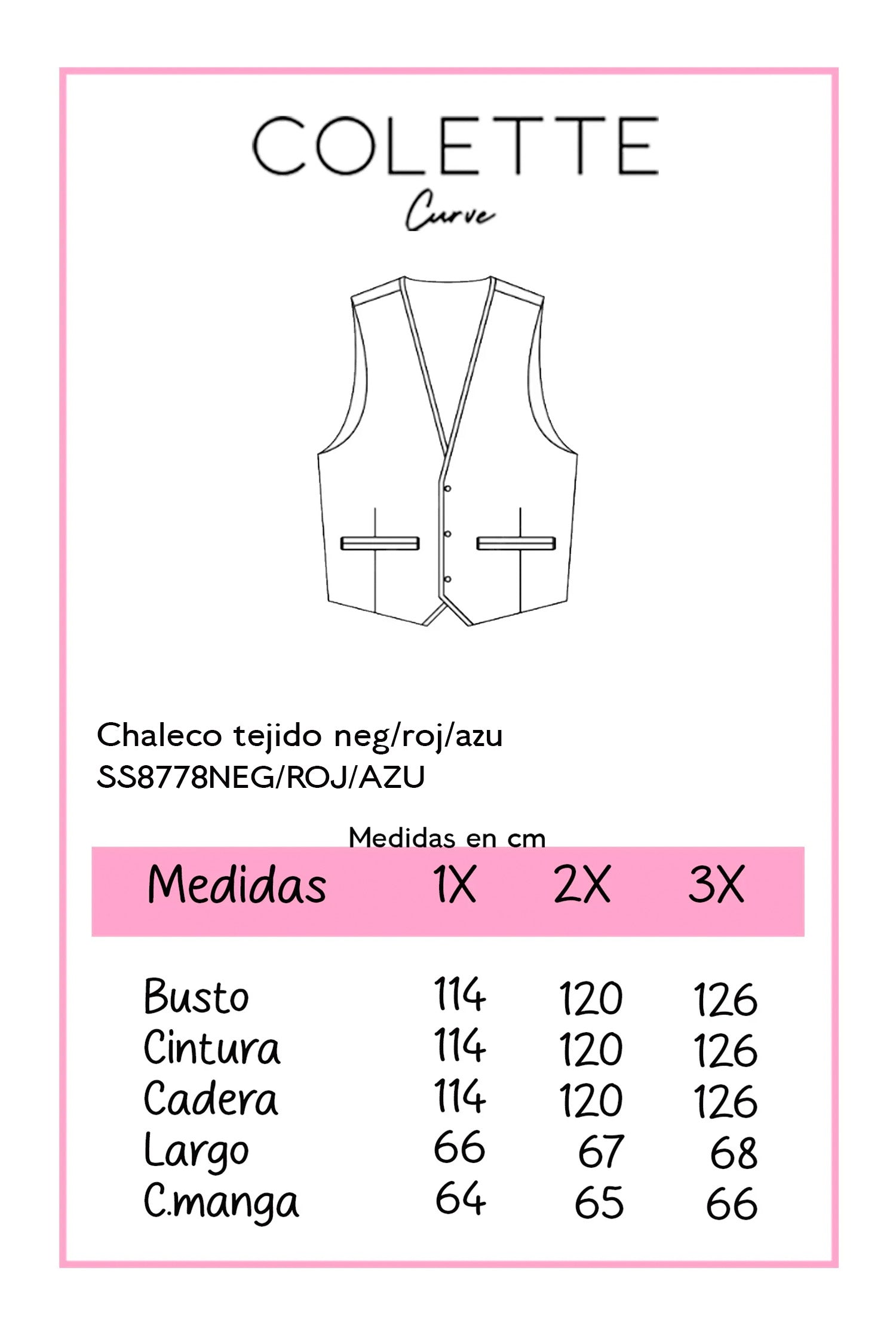 Chaleco sin mangas de tejido informal y elegante.