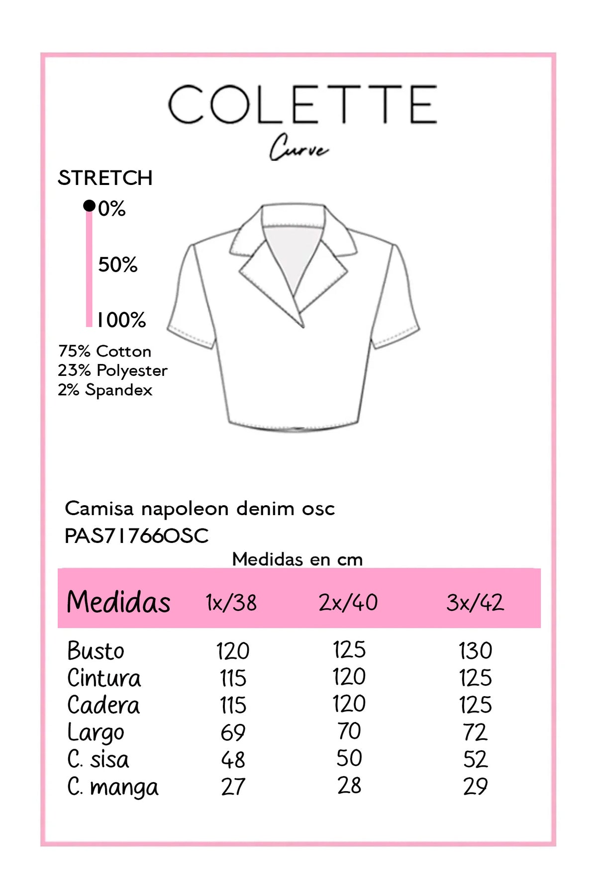 Tabla de medidas