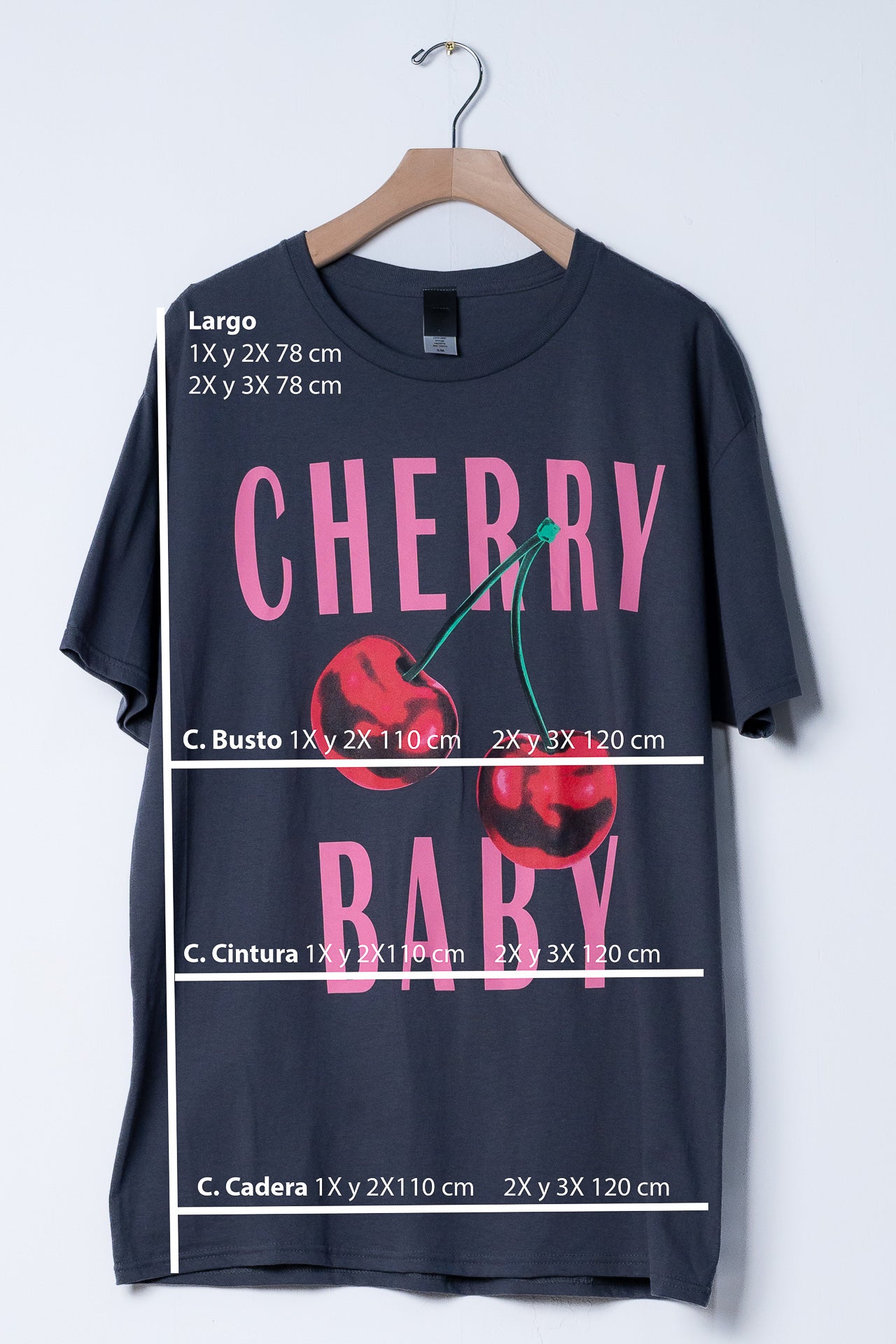 Playera Cherry Party - Estilo Casual