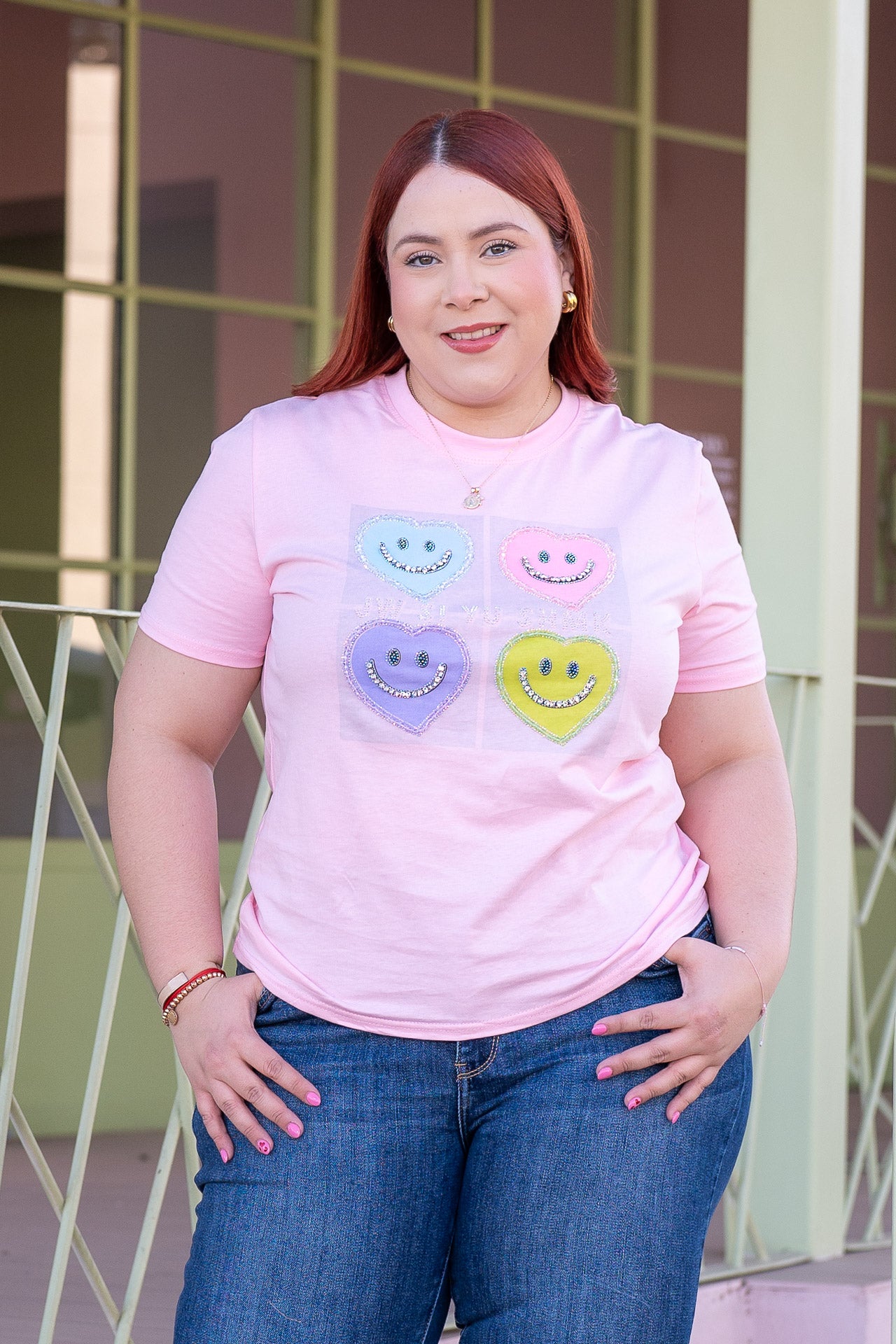 Playera Happy Faces Curvy