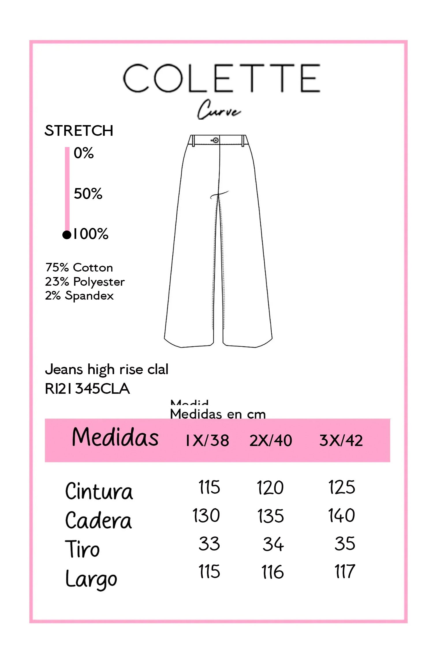 Chart medidas RI21345CLA