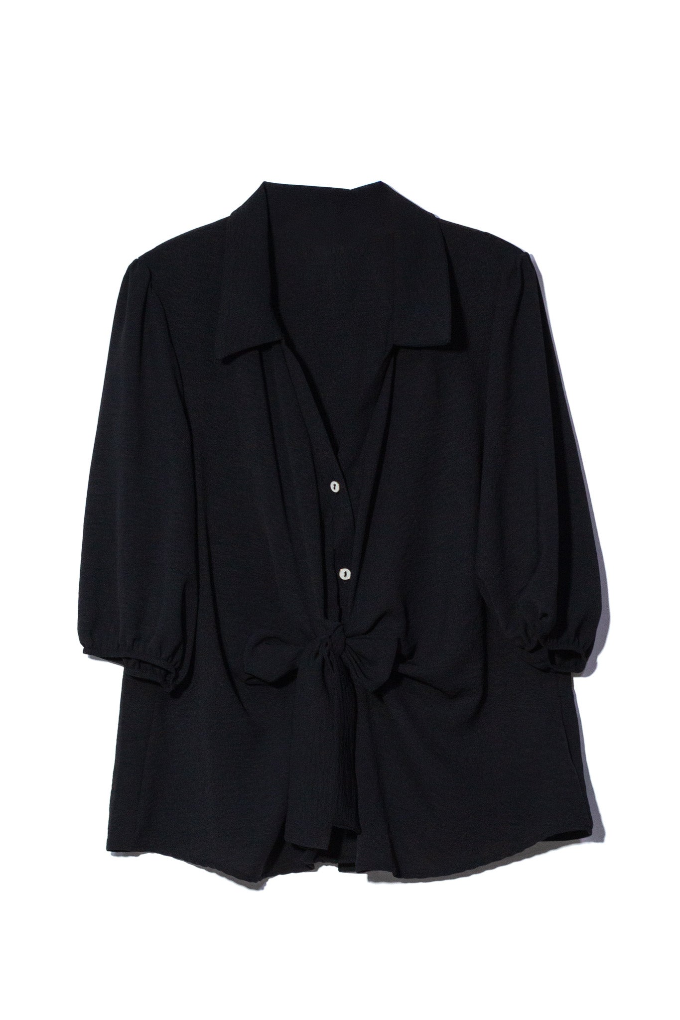 Set pantalon blusa con lazo negro