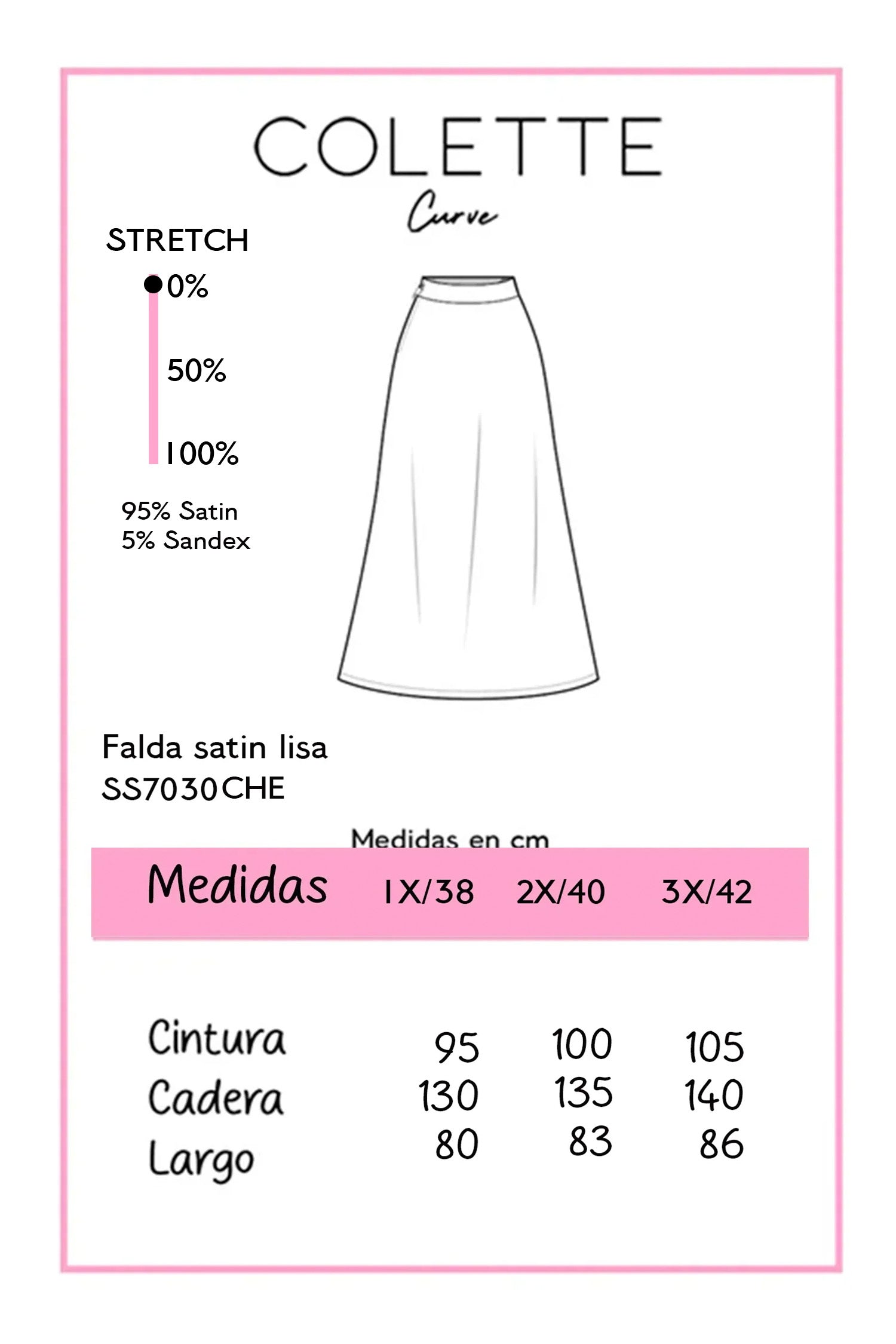 Chart de medidas SS7030CHE