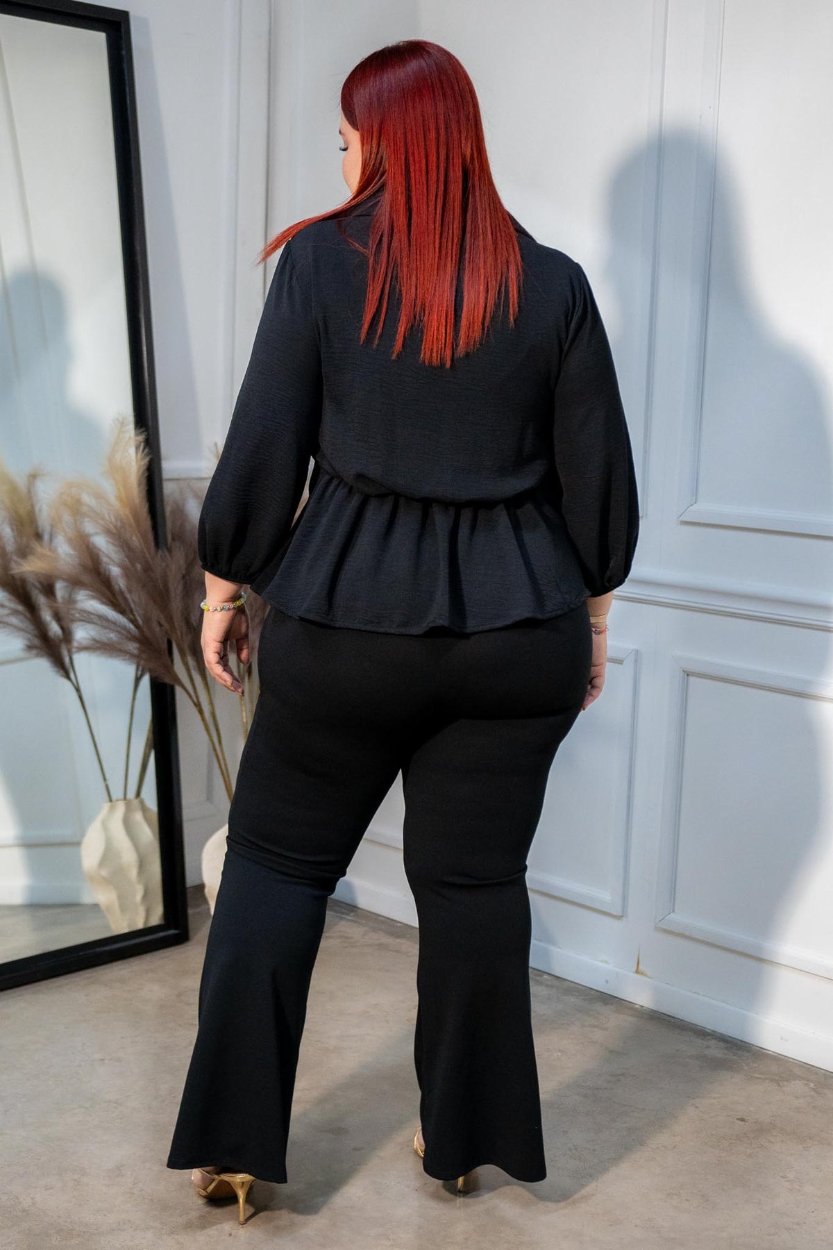 Blusa Curvy Tipo Zen Negra