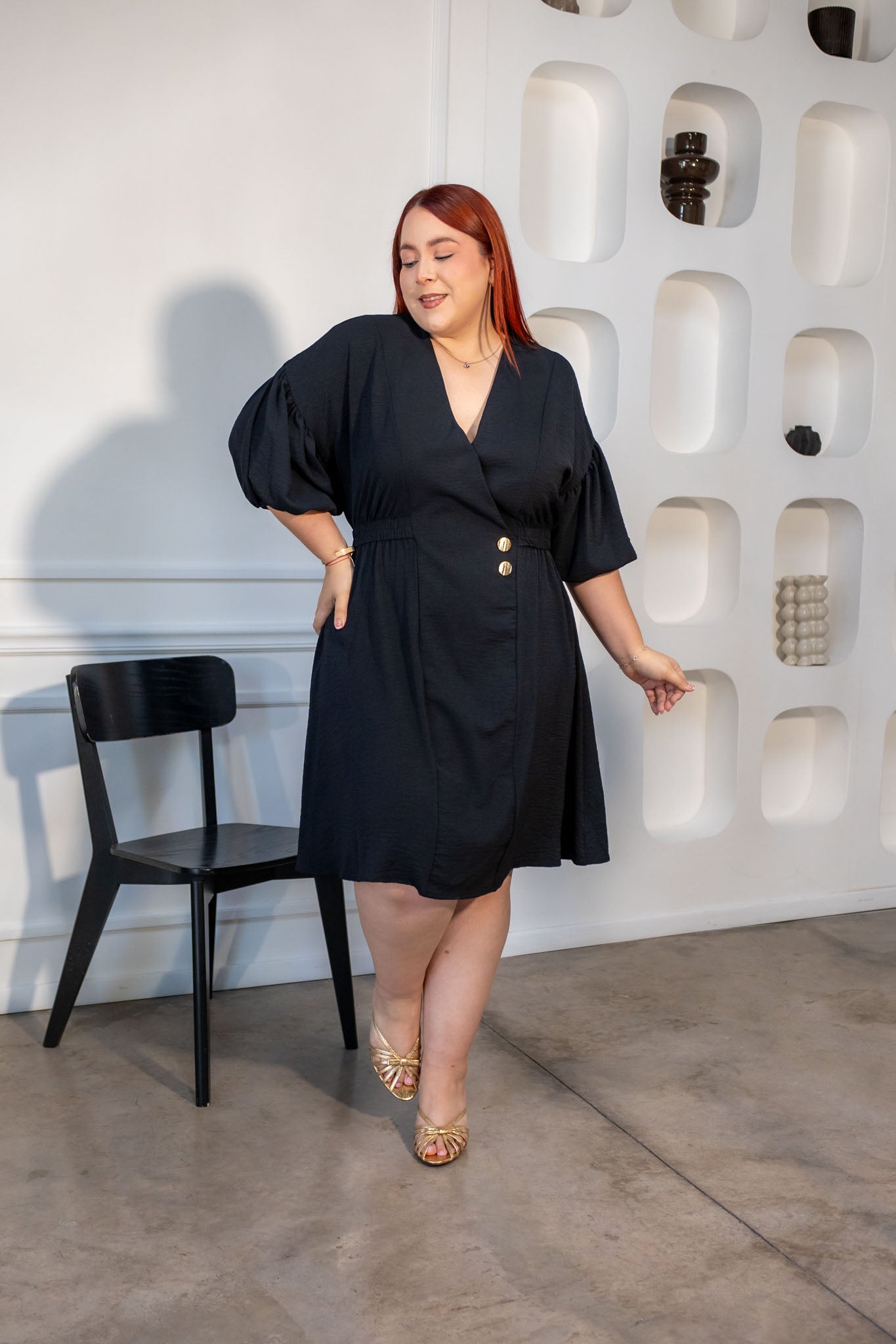 Modelo curvy VER114NEG foto principal