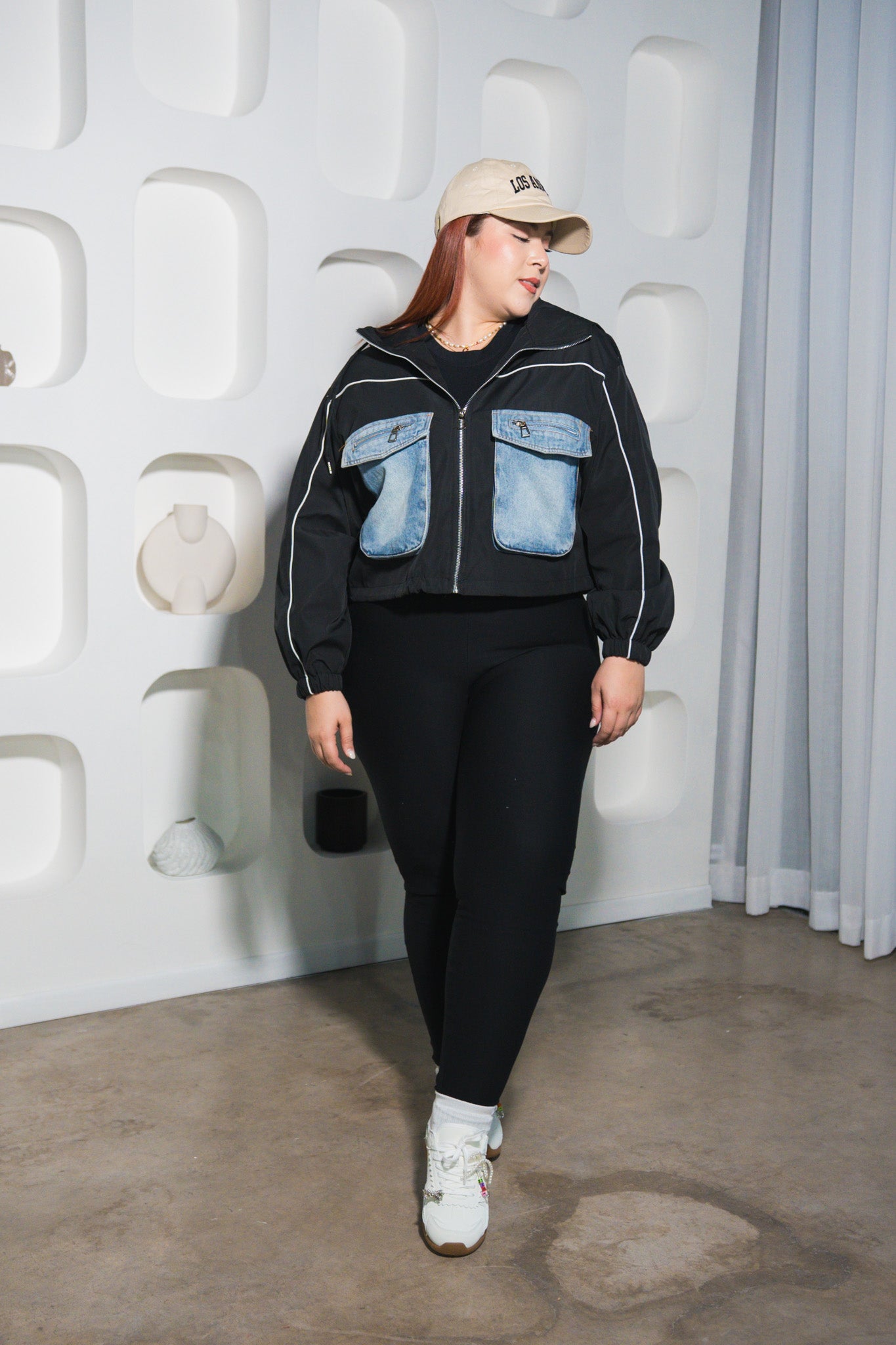 Jacket denim rompeviento