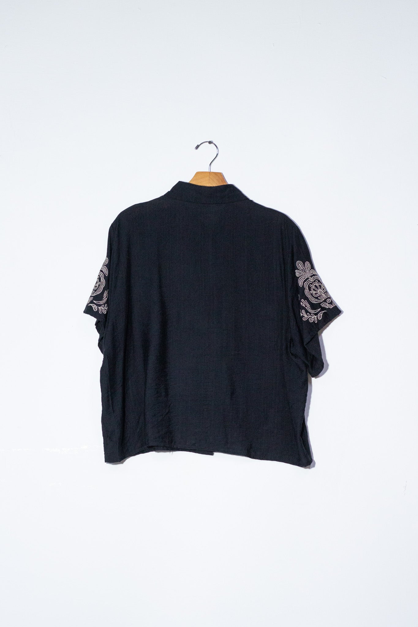 Set pantalon blusa crop bordado