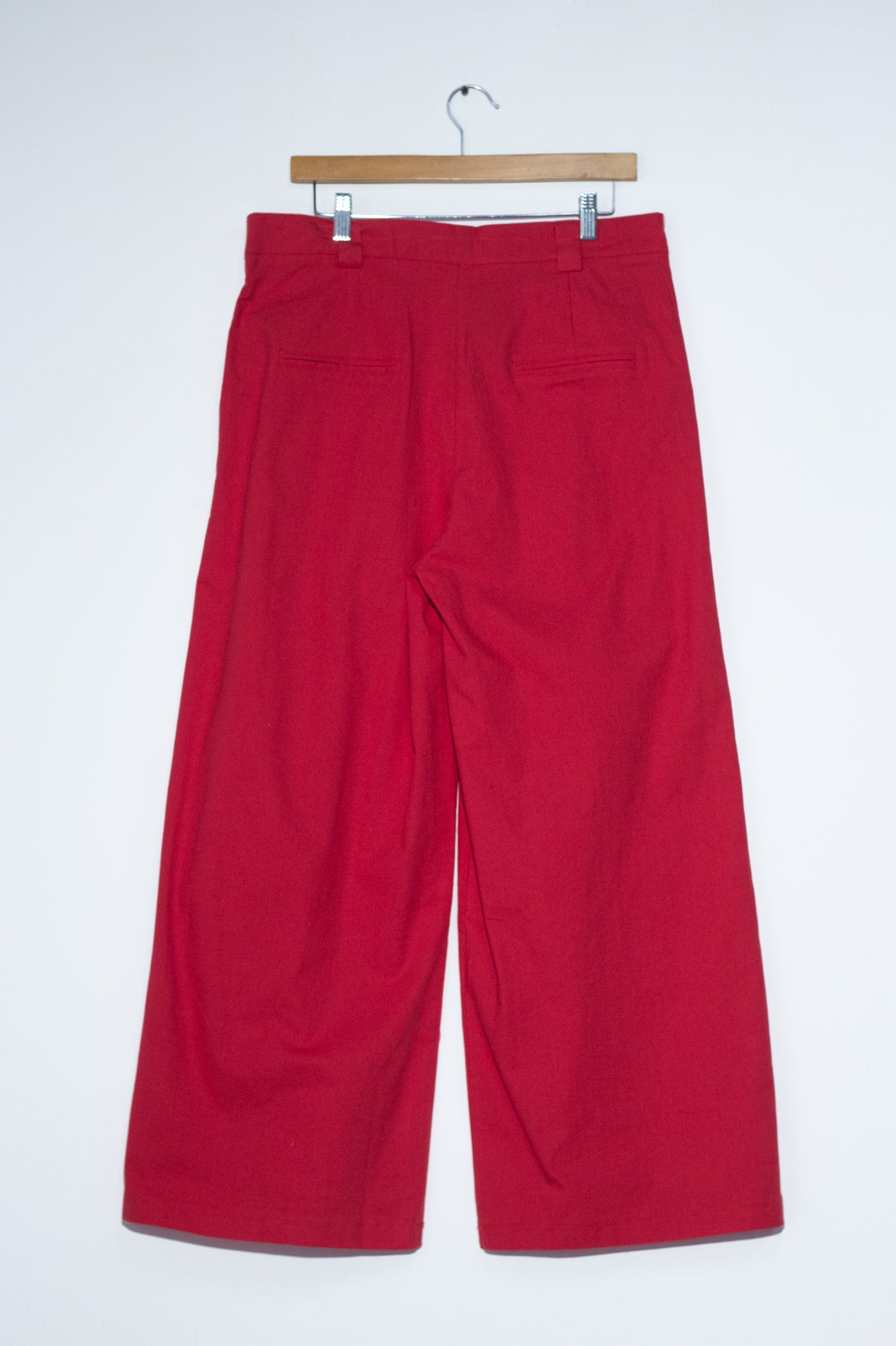 Pantalon vestir recto rojo