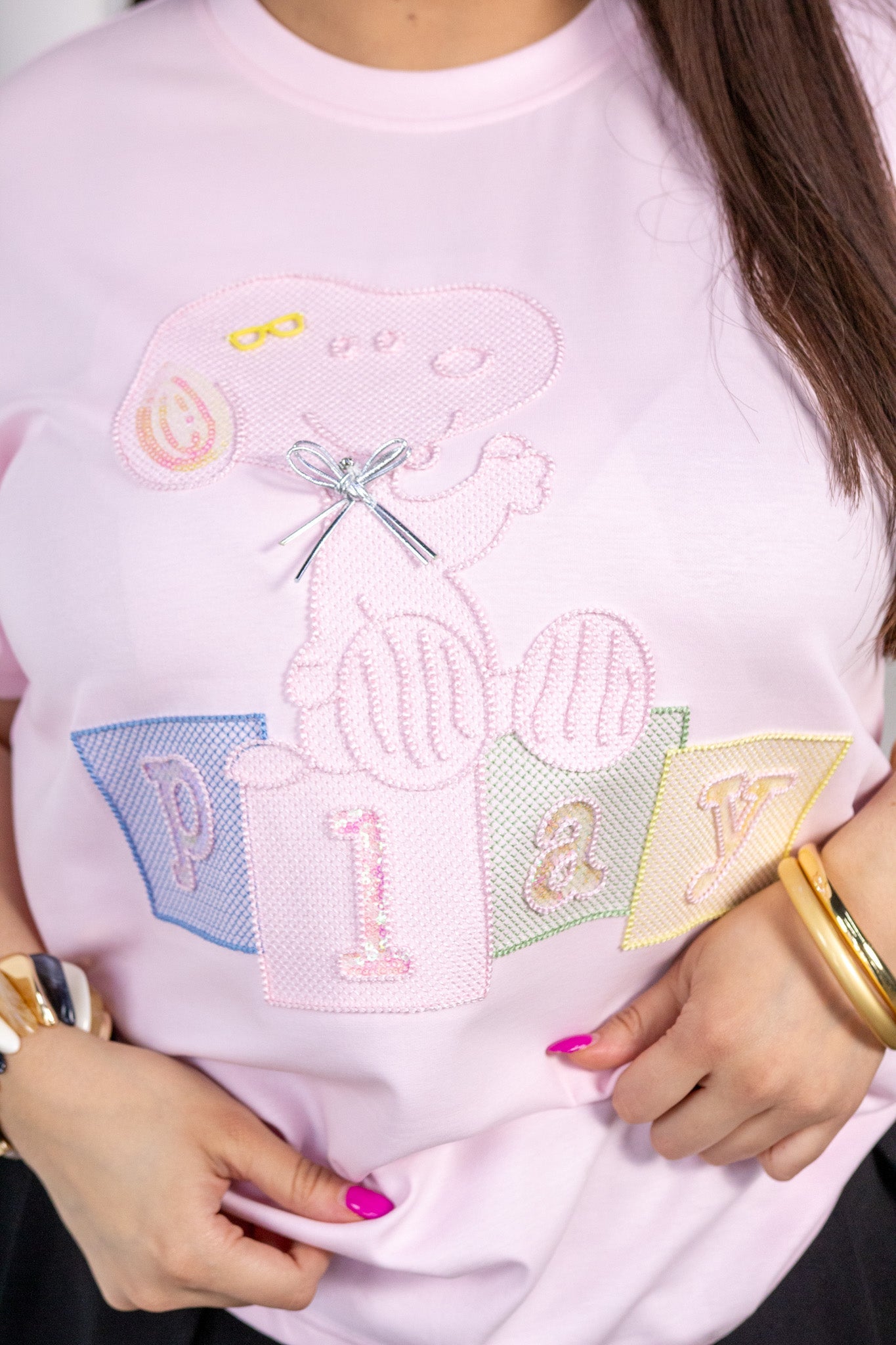 Playera Snoopy Rosa Palo - 2