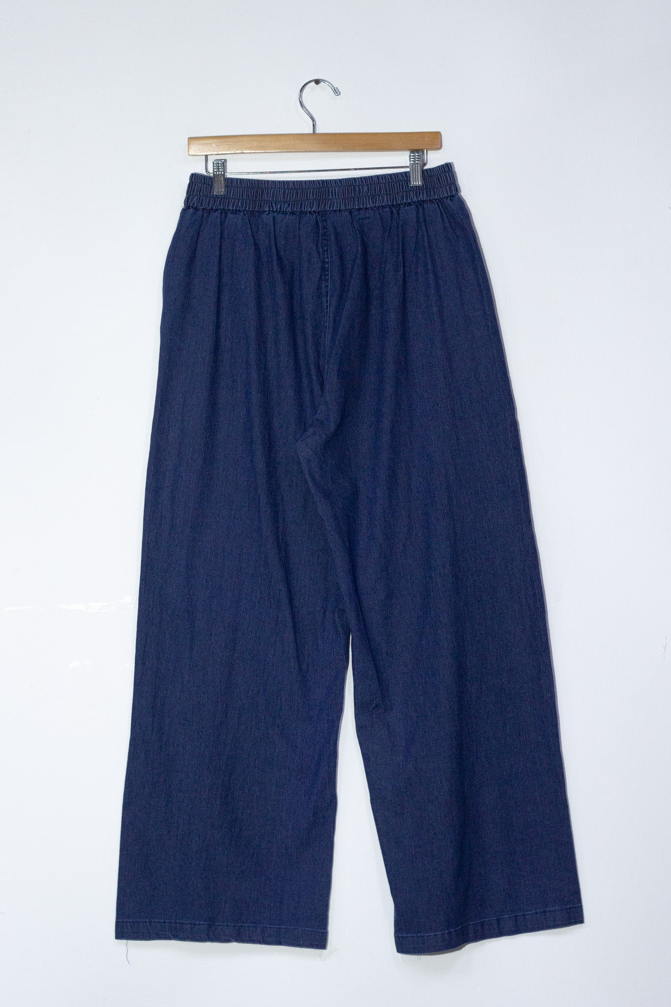 Set pantalon y chaleco denim liso