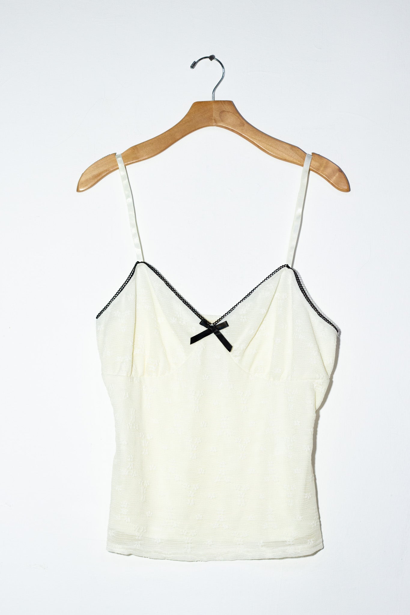 Blusa tirantes moño ivory